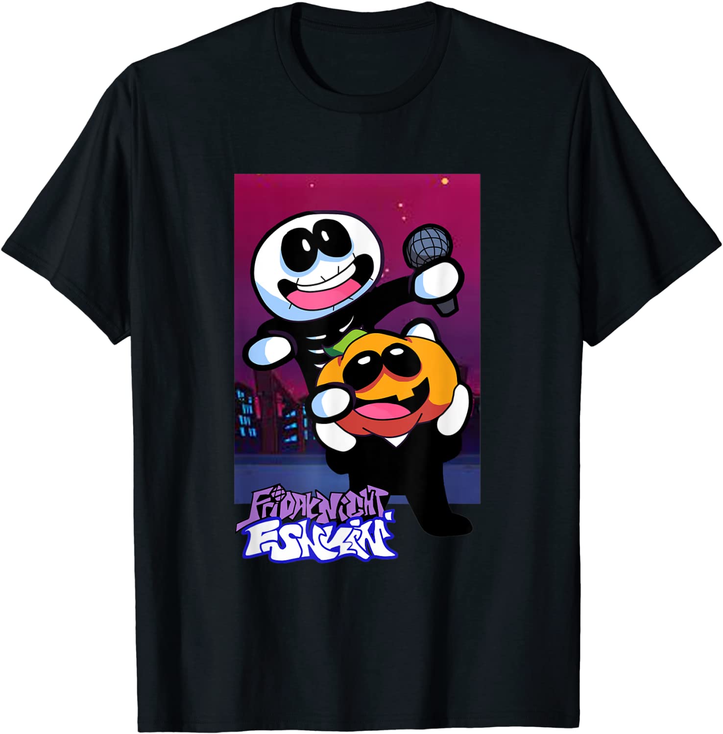 Friday Night Funkin Skid and Pump Art T-Shirt