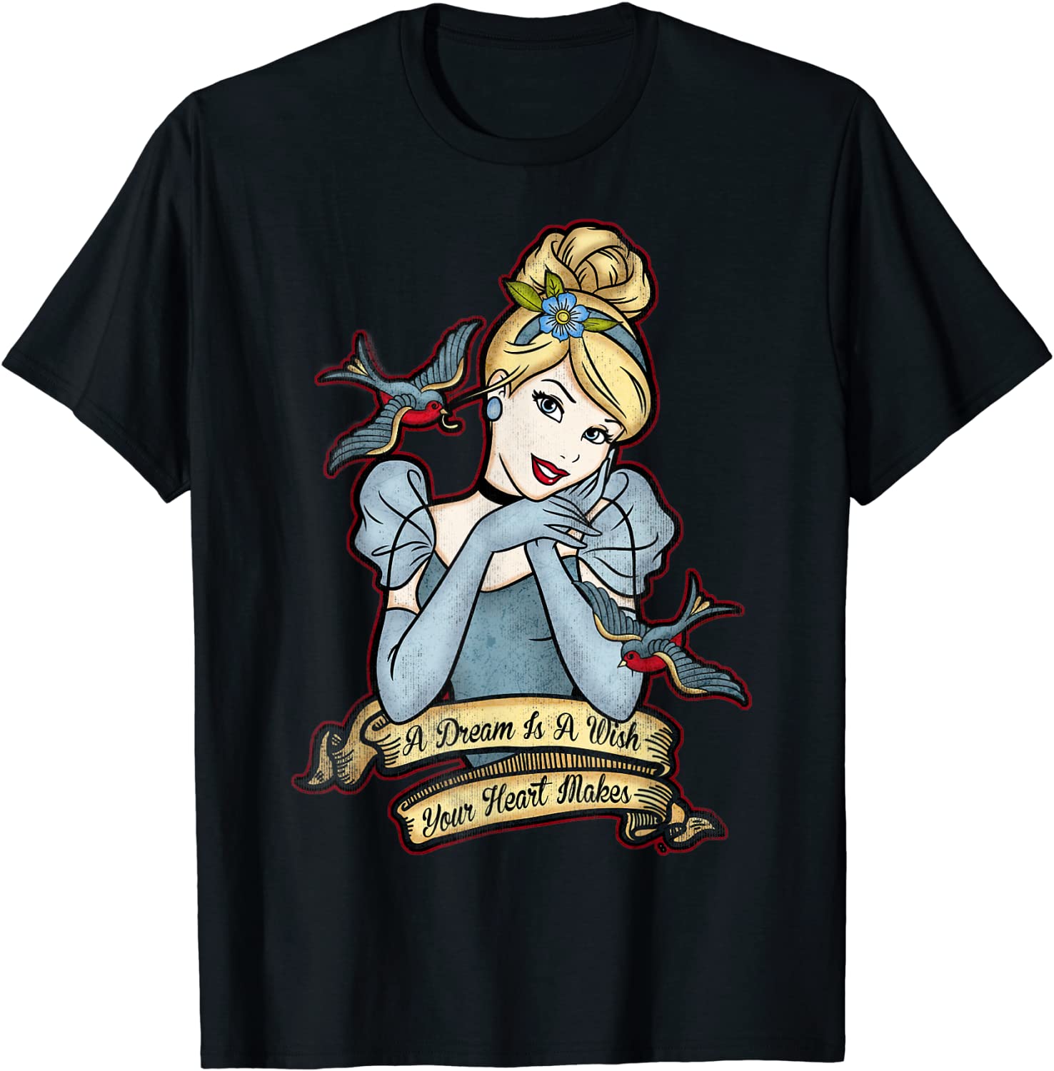 Disney Cinderella A Dream Is A Wish Your Heart Makes T-Shirt