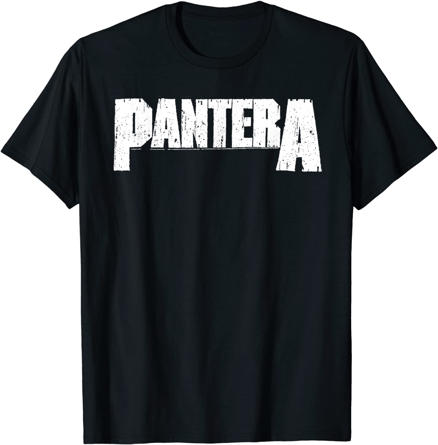 Pantera Official White Logo T-Shirt