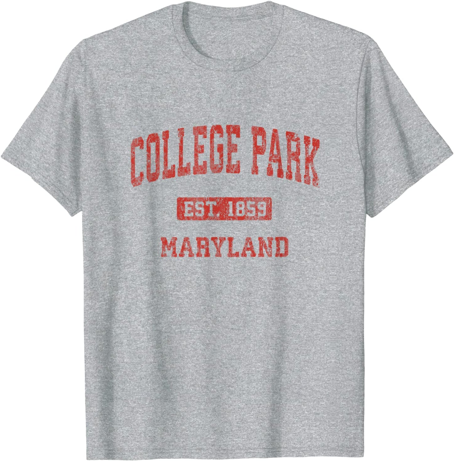 College Park Maryland MD Vintage Athletic Sports Design T-Shirt