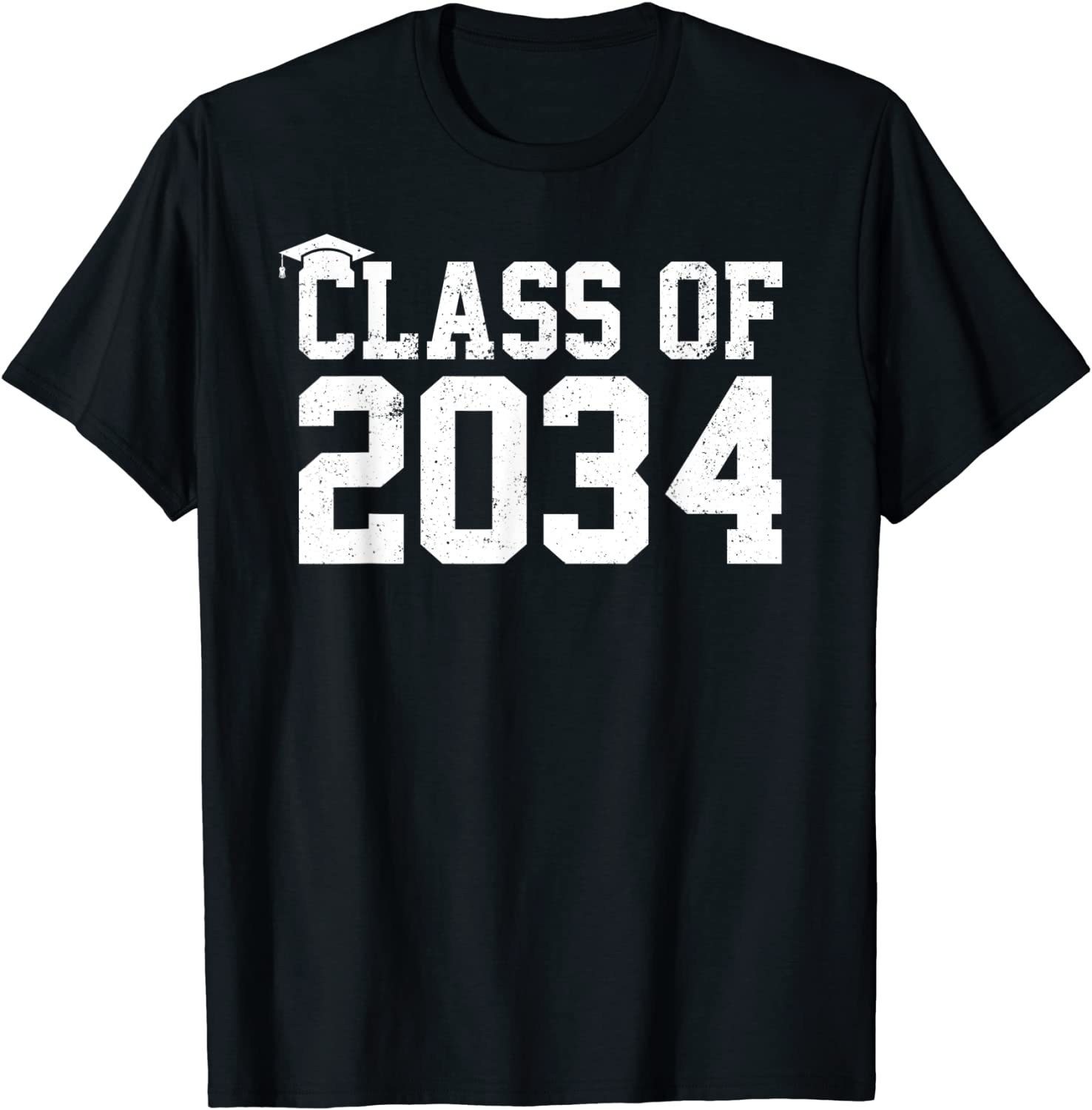 Class Of 2034 Grow With Me Graduation First Day Of School T-Shirt