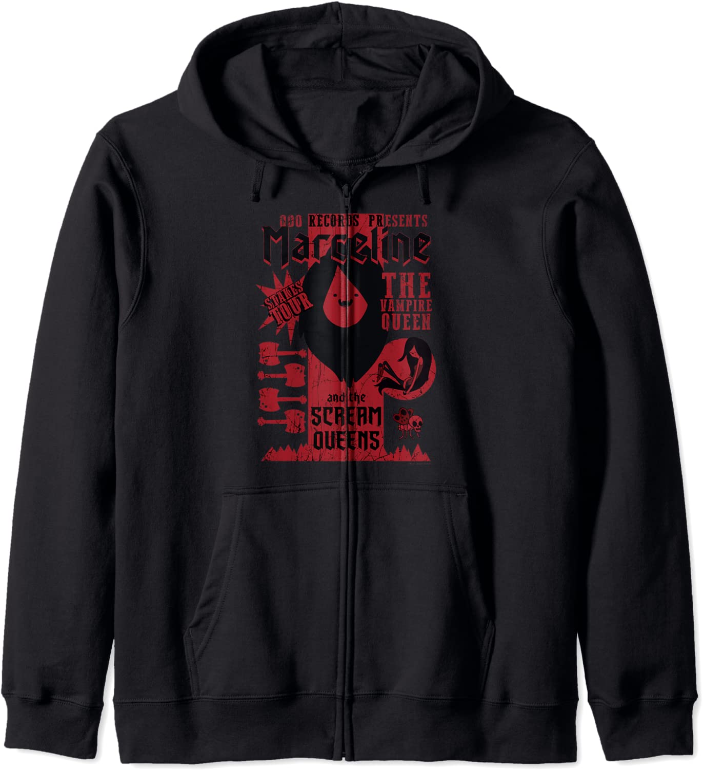 CN Adventure Time Ooo Records Presents Marceline Hoodie