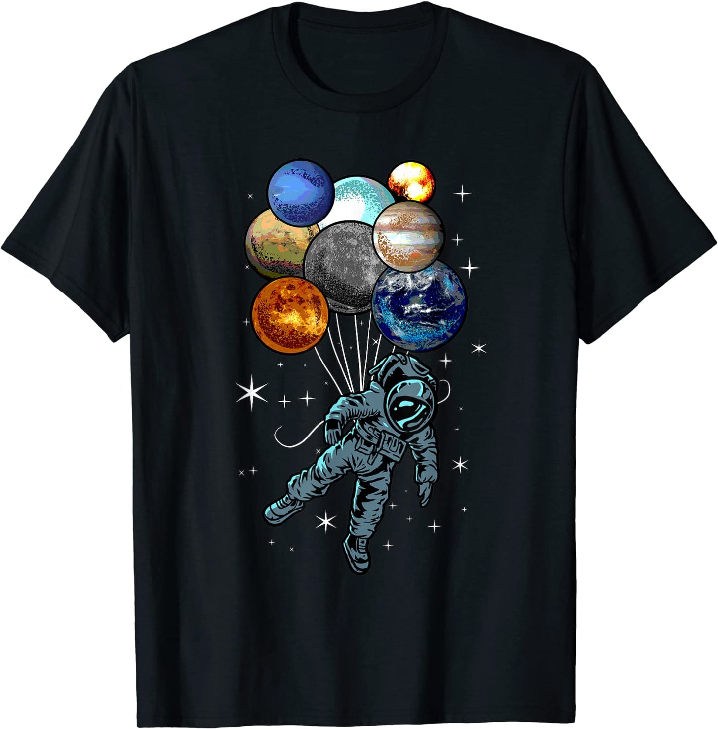 Astronaut Space Spaceman Moon Mars Planets Perfect Gift Idea T-Shirt