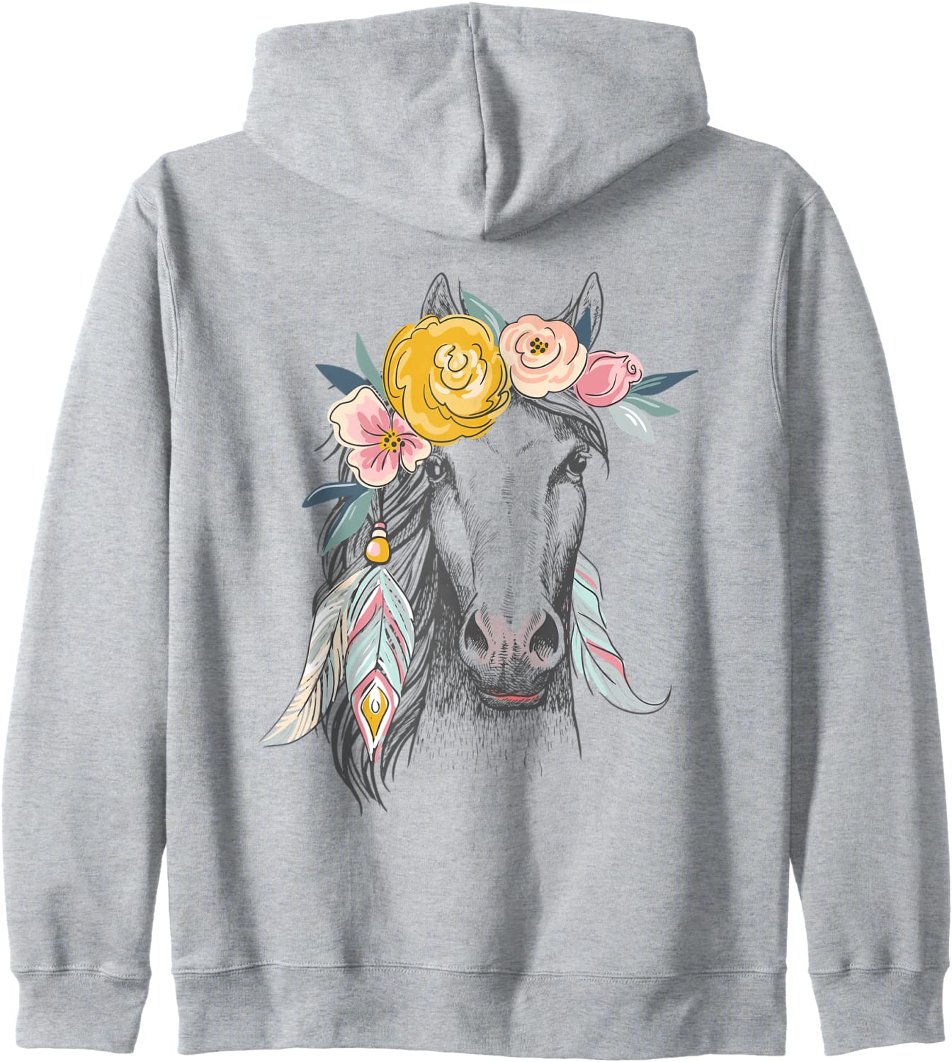 Women Cowgirl For Girls Who Love Showing and Racing Horses Hoodie
