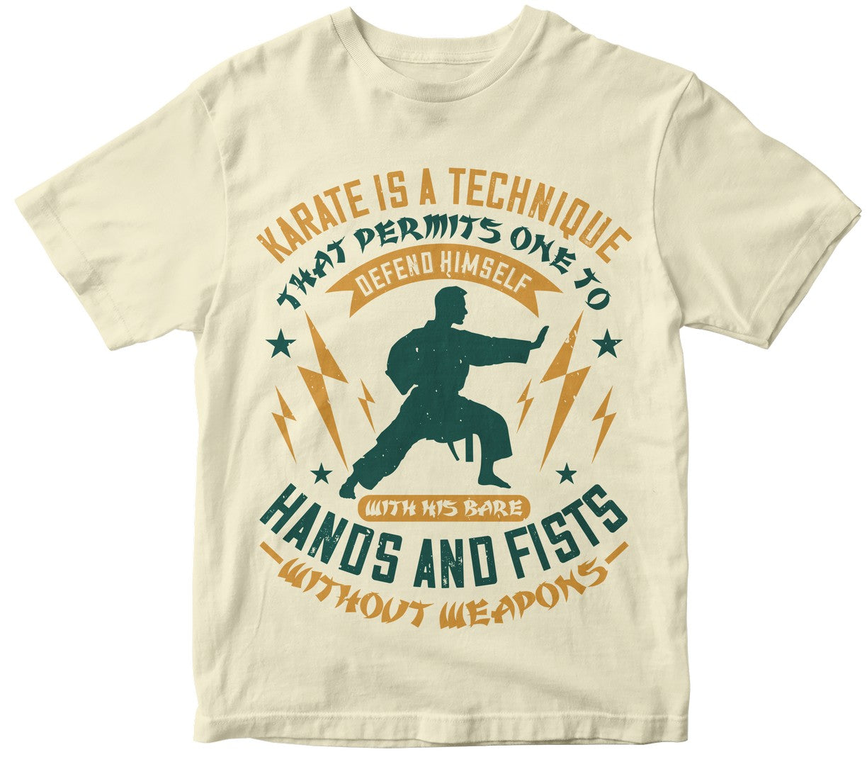 Karate Is A Technique That Permits One To Defend Himself With His Bare Hands And Fists Without Weapons