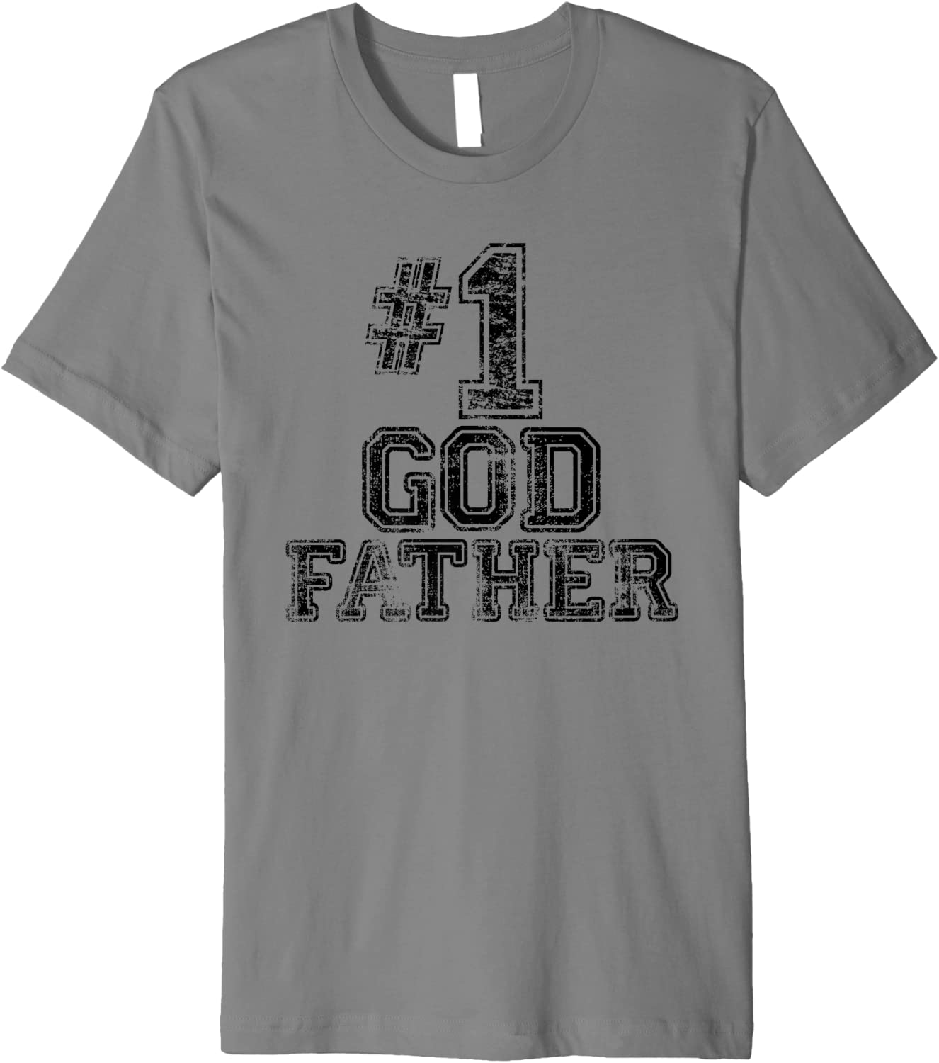 1 GodFather - Number One Sports Fathers Day Gift Premium T-Shirt