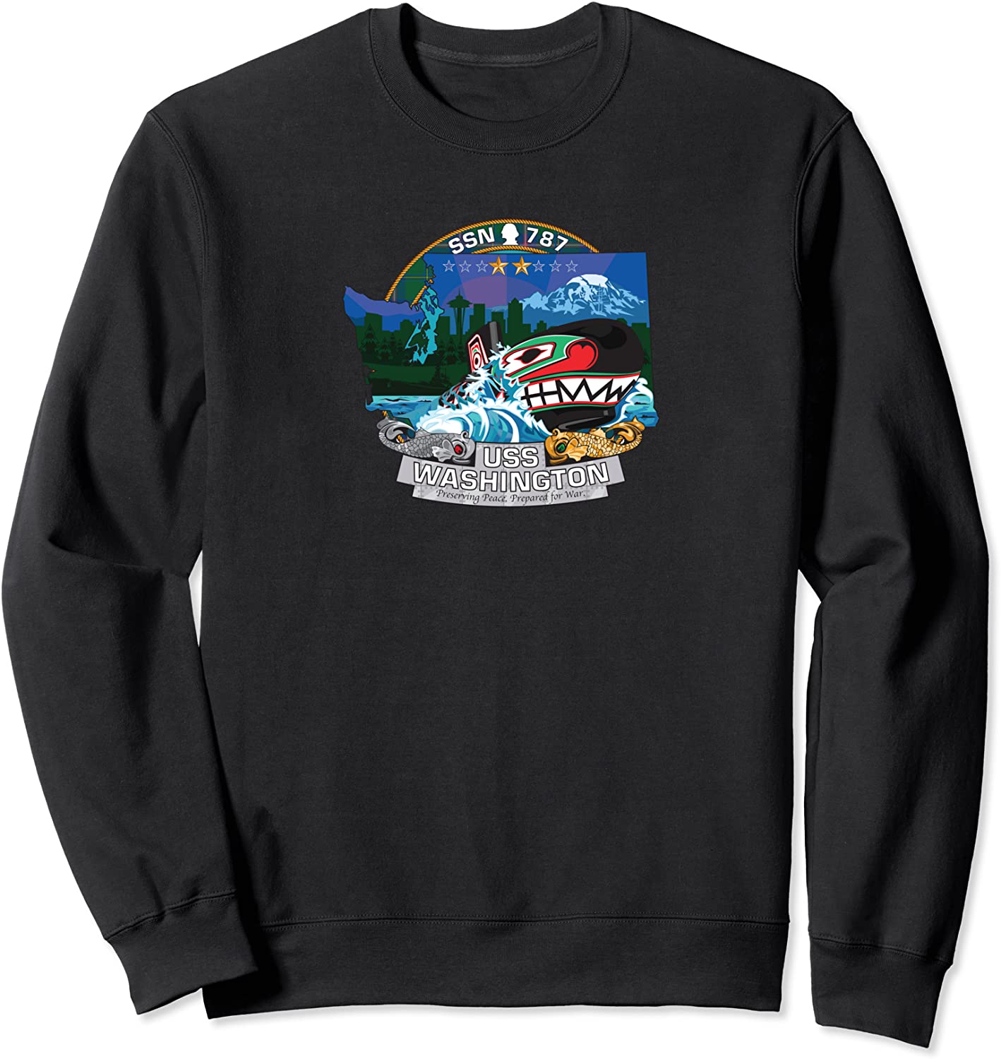 USS Washington SSN-787 Sweatshirt