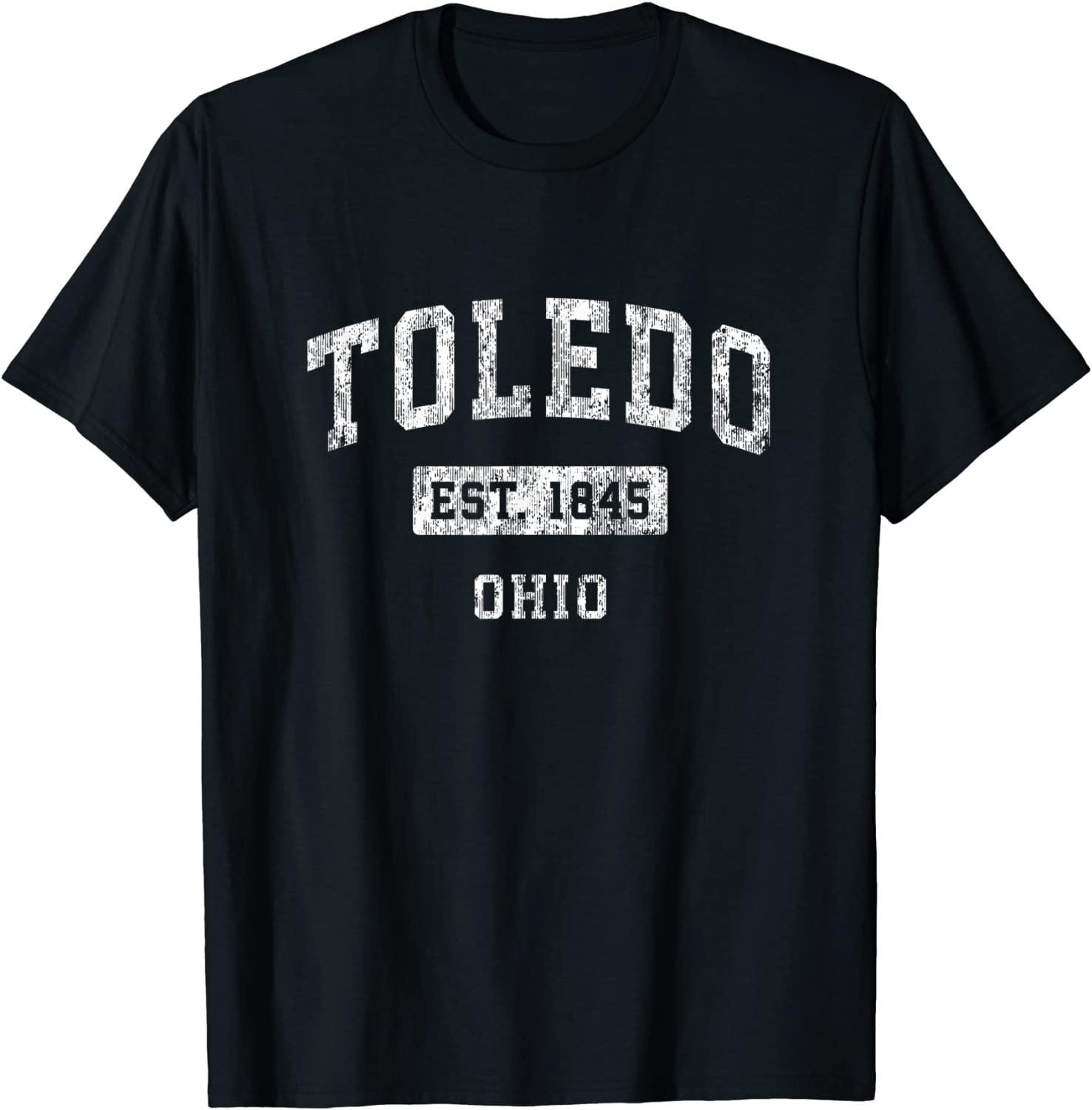 Toledo Ohio OH Vintage Established Sports Design T-Shirt