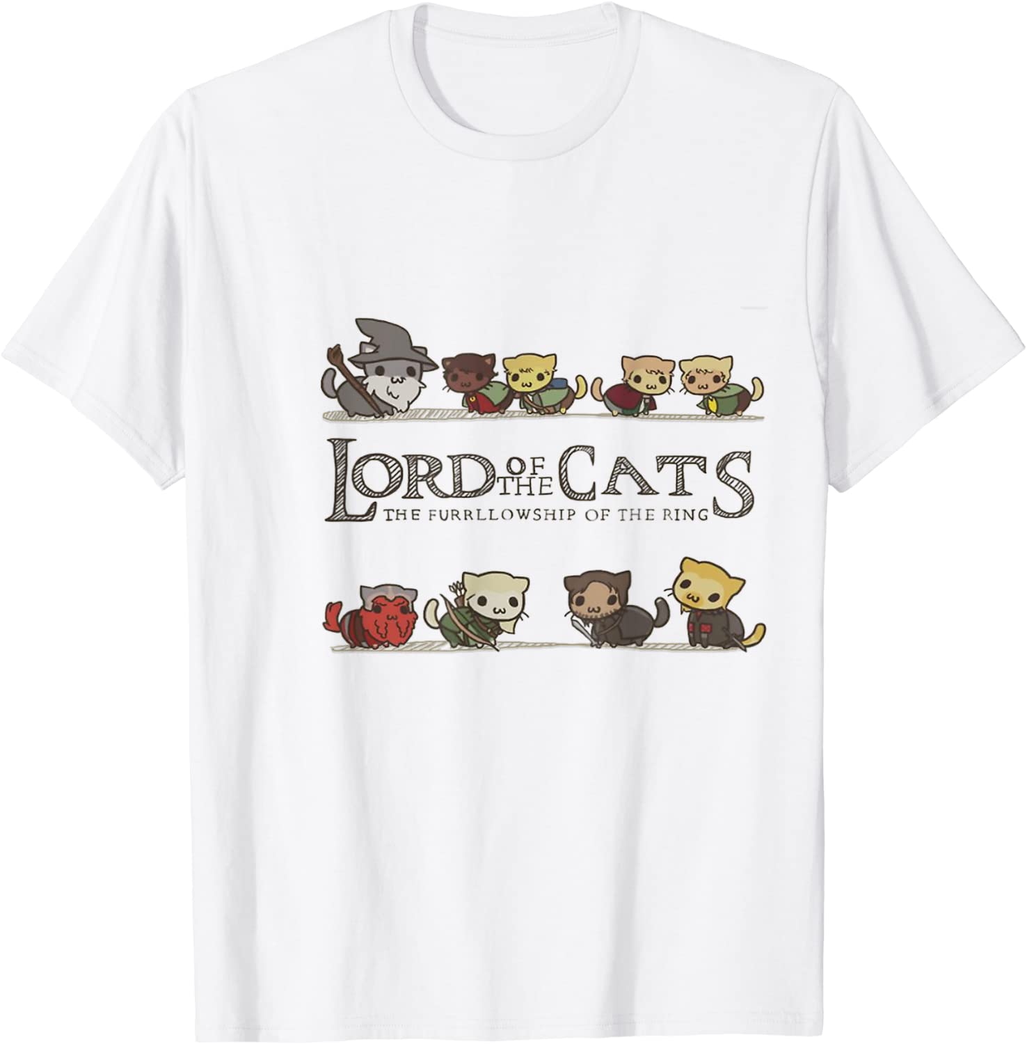 Cat - Lord of The Cats tshirt - Funny Kitten Tshirt T-Shirt