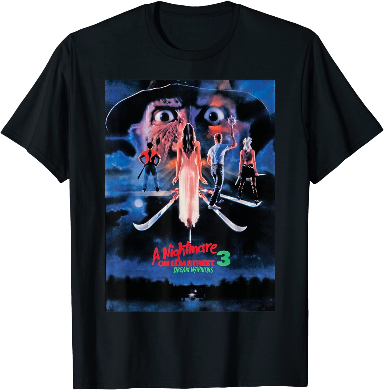 A Nightmare On Elm Street 3 Poster T-Shirt