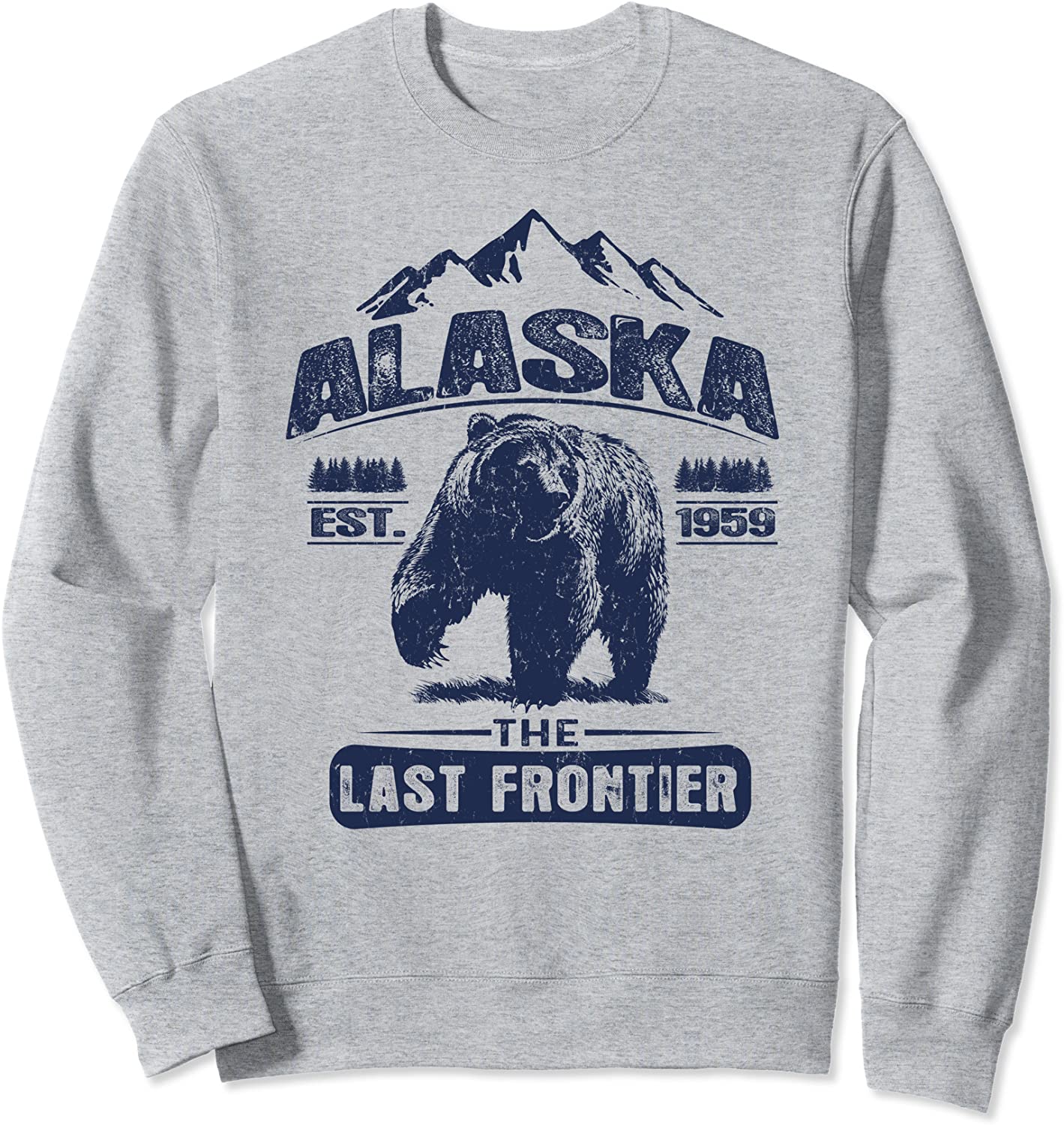 Vintage Alaska The Last Frontier - Bear Alaska Sweatshirt