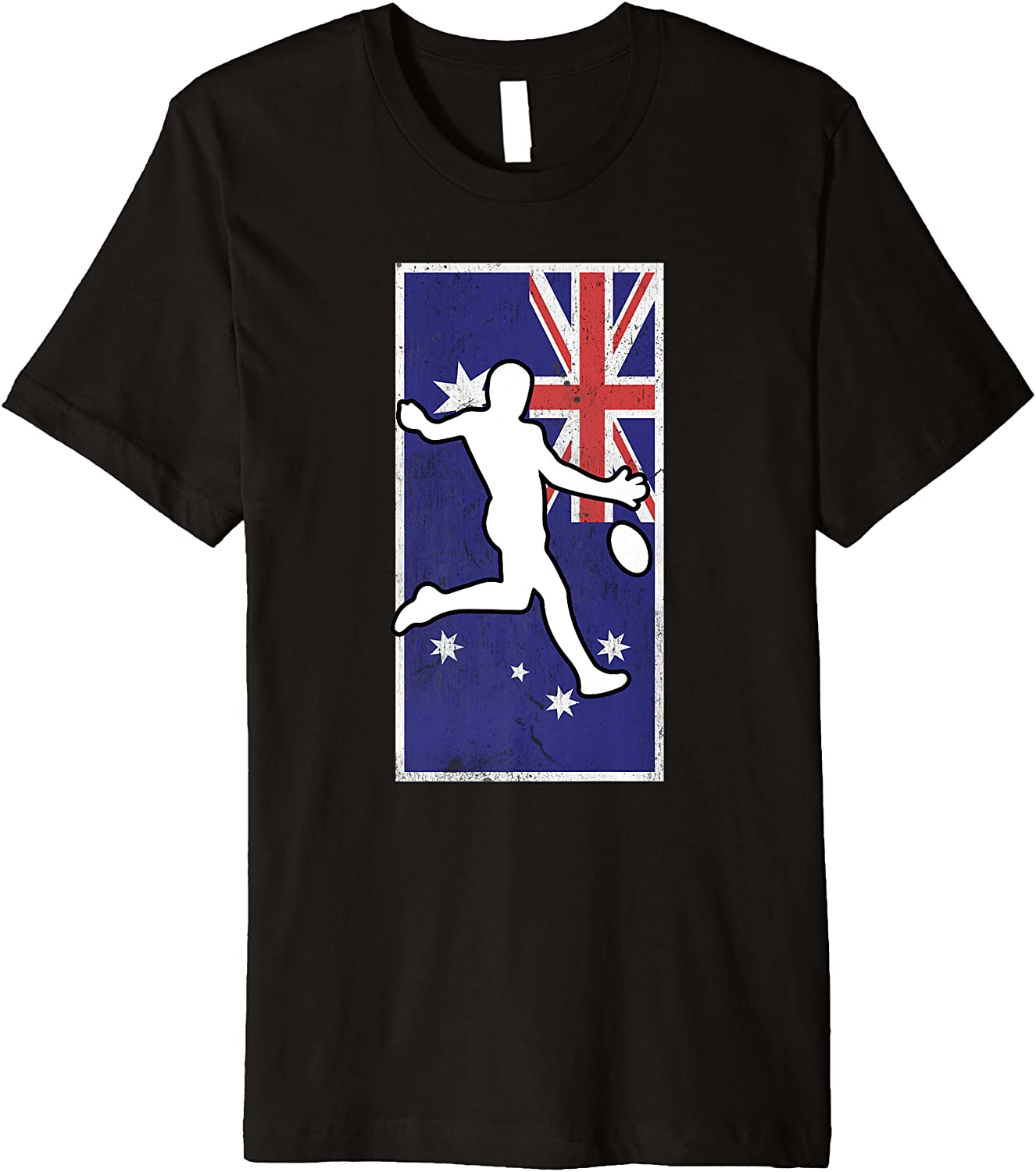 Great Aussie Sport Gift - Australian Rules Football Lovers Premium T-Shirt