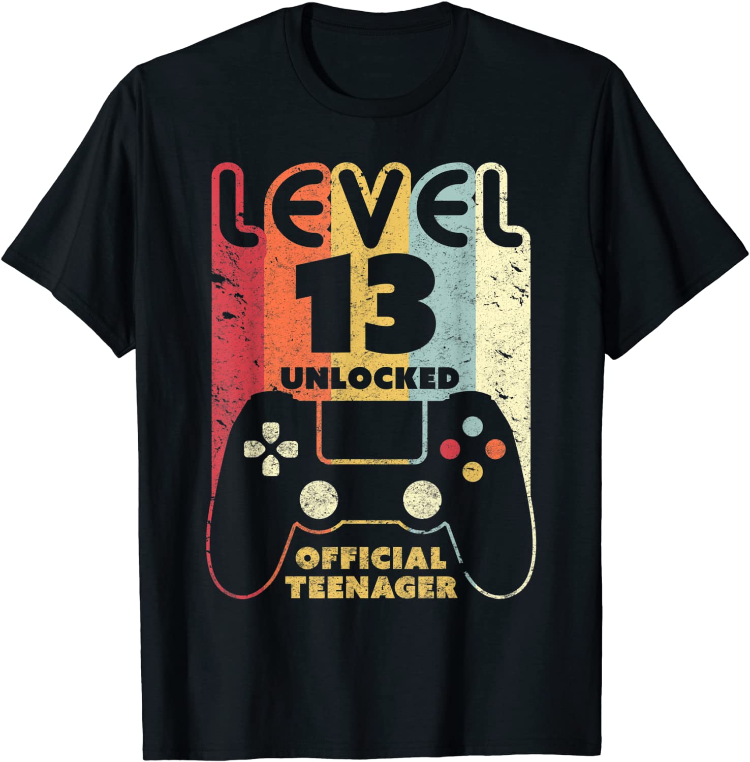 13th Birthday Shirt Level 13 Unlocked Official Teenager T-Shirt