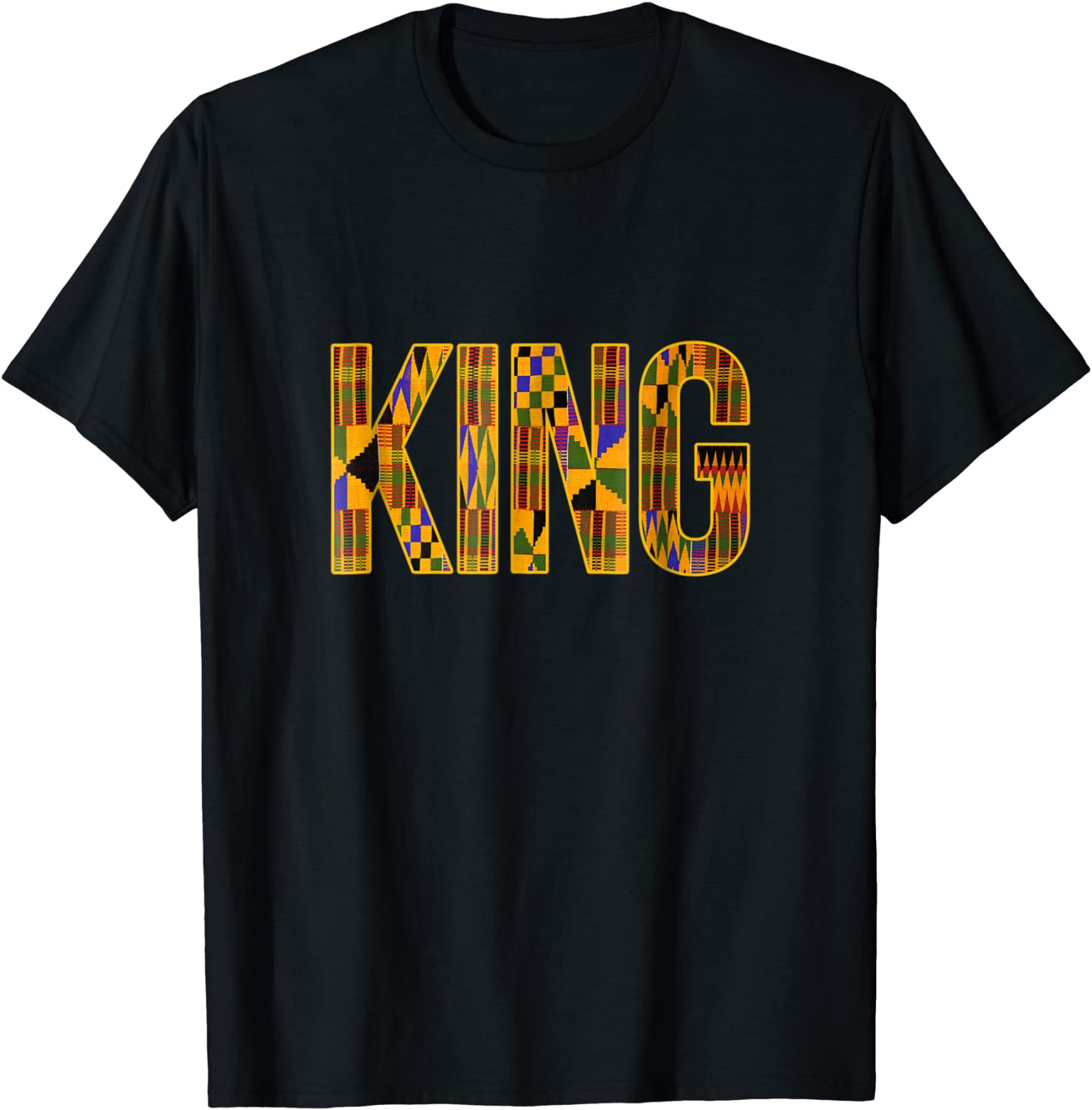 African Tribal Print King T Shirt for men