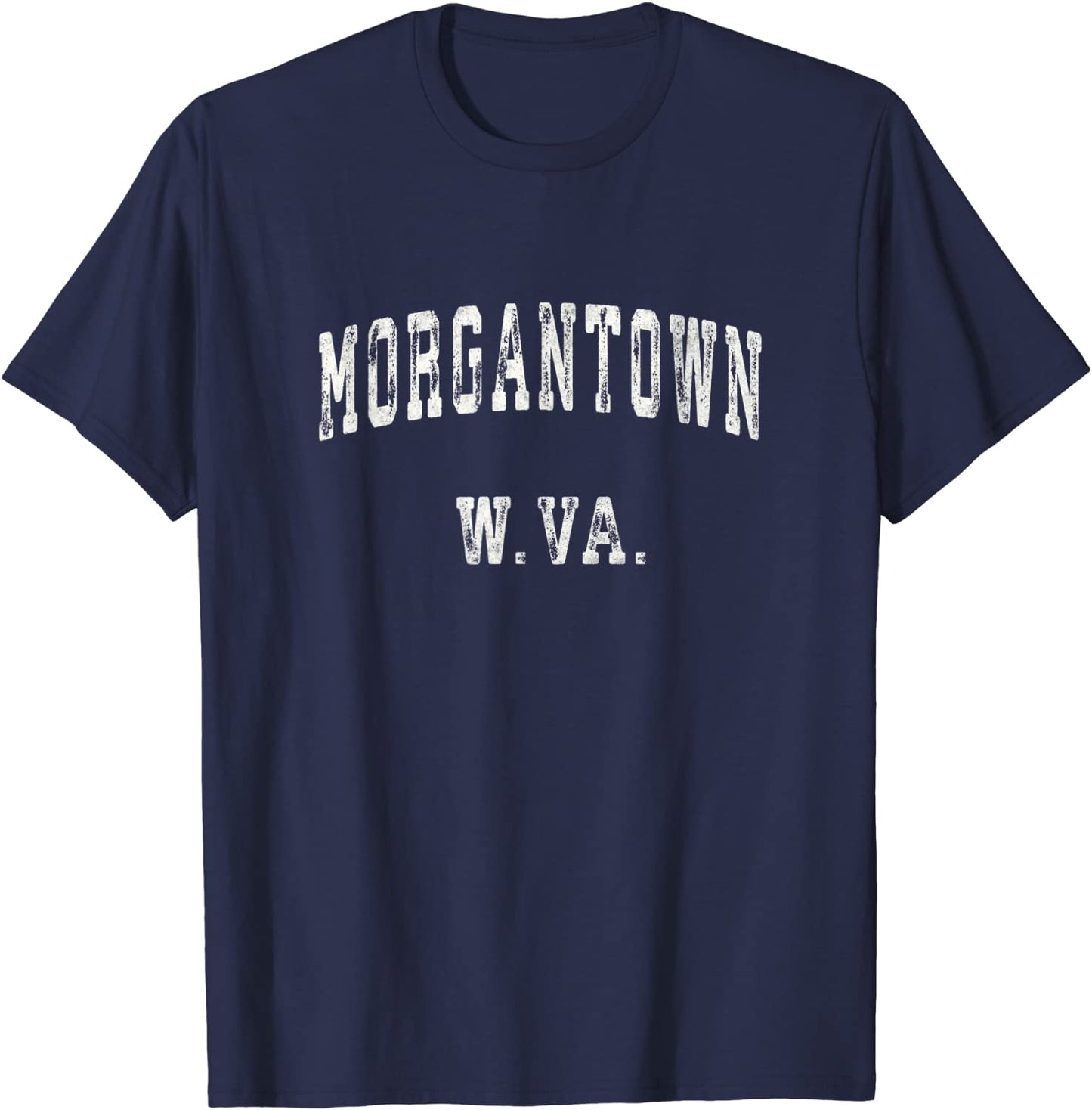 Morgantown West Virginia WV T Shirt Vintage Sports Tee