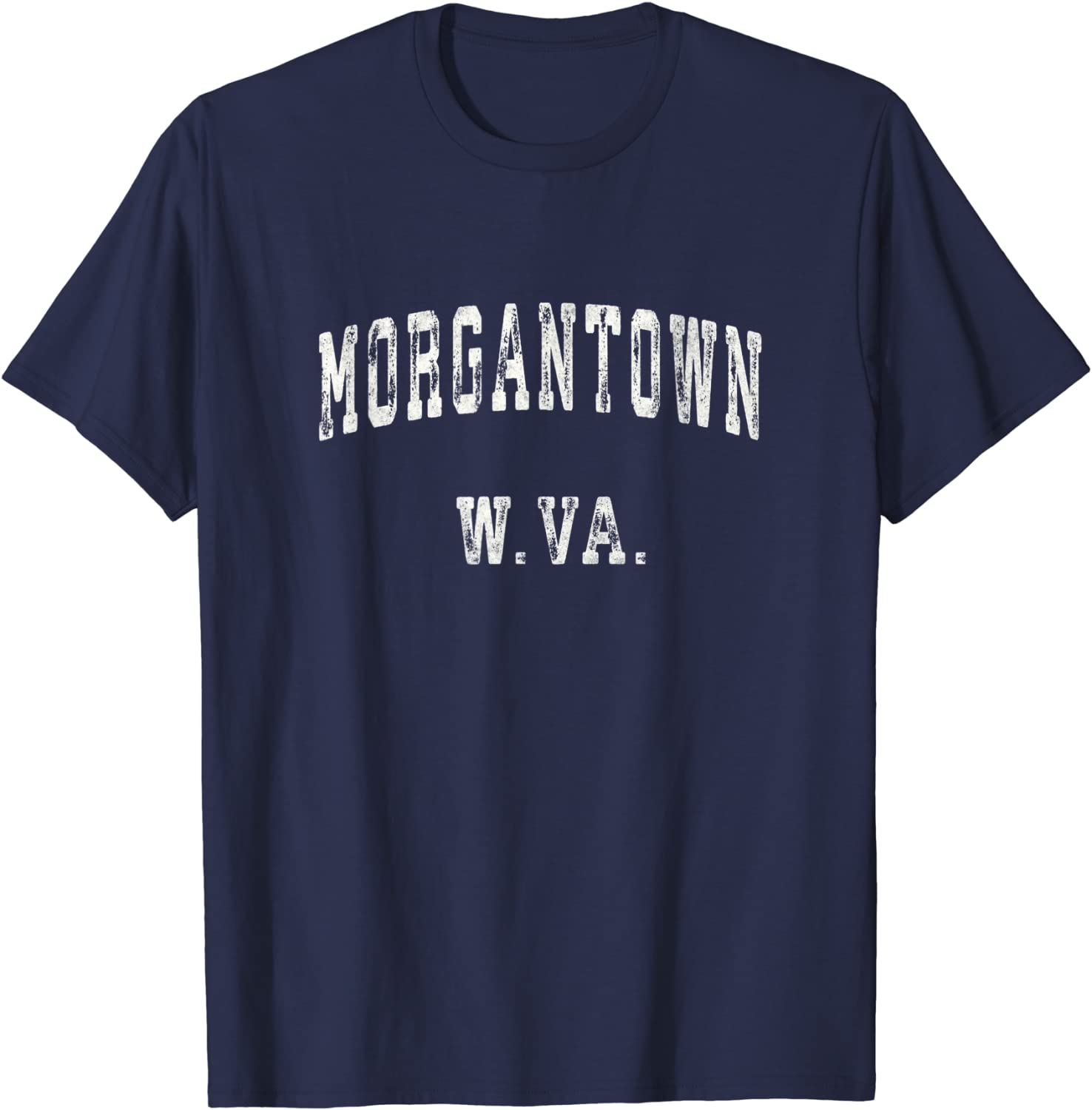 Morgantown West Virginia WV T Shirt Vintage Sports Tee