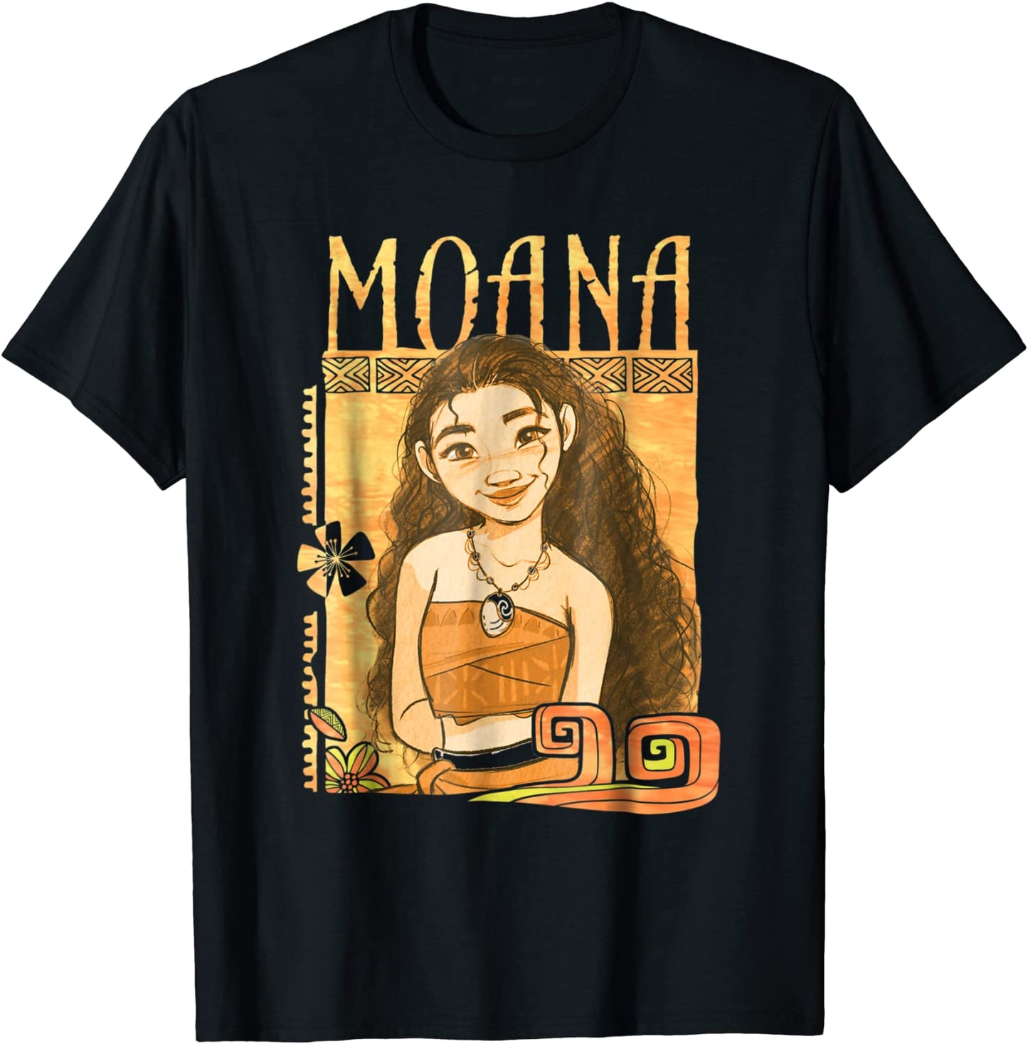 Disney Moana Portrait Graphic T-Shirt