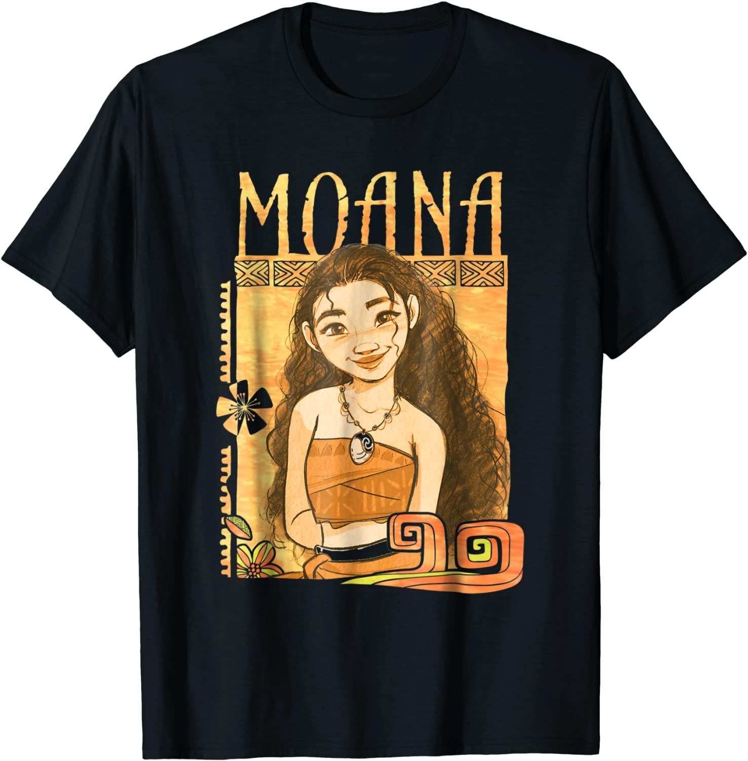 Disney Moana Portrait Graphic T-Shirt