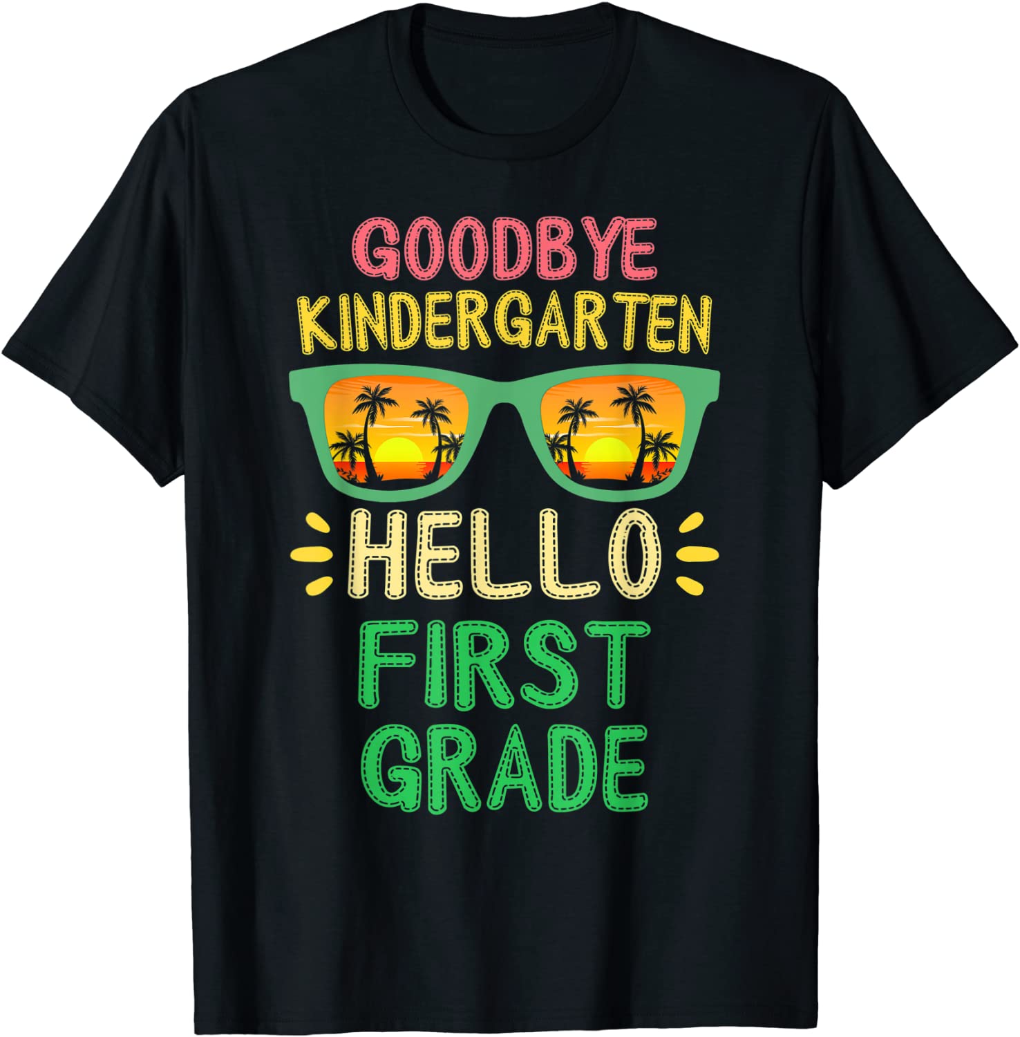 Goodbye Kindergarten Class of 2034 2021 Grad Hello 1st Grade T-Shirt