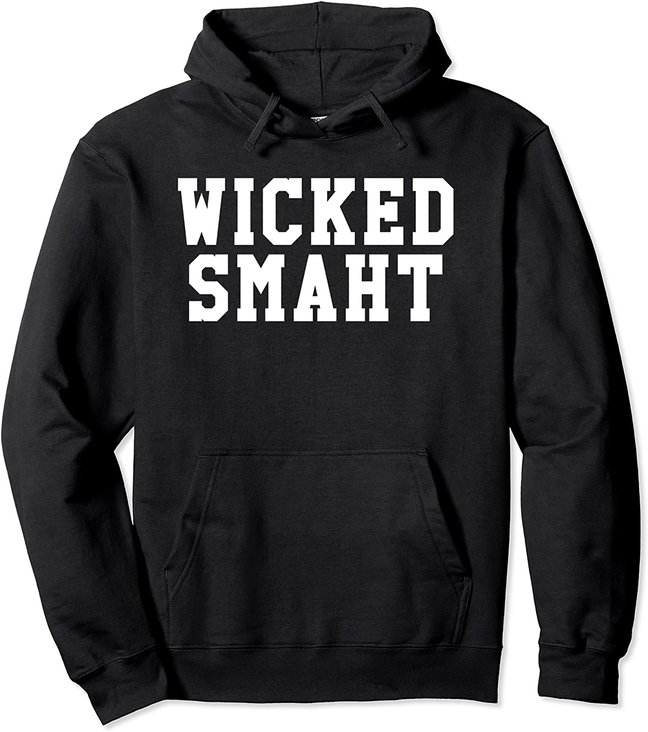 Wicked Smaht Funny Boston Accent Hoodie Sweatshirt