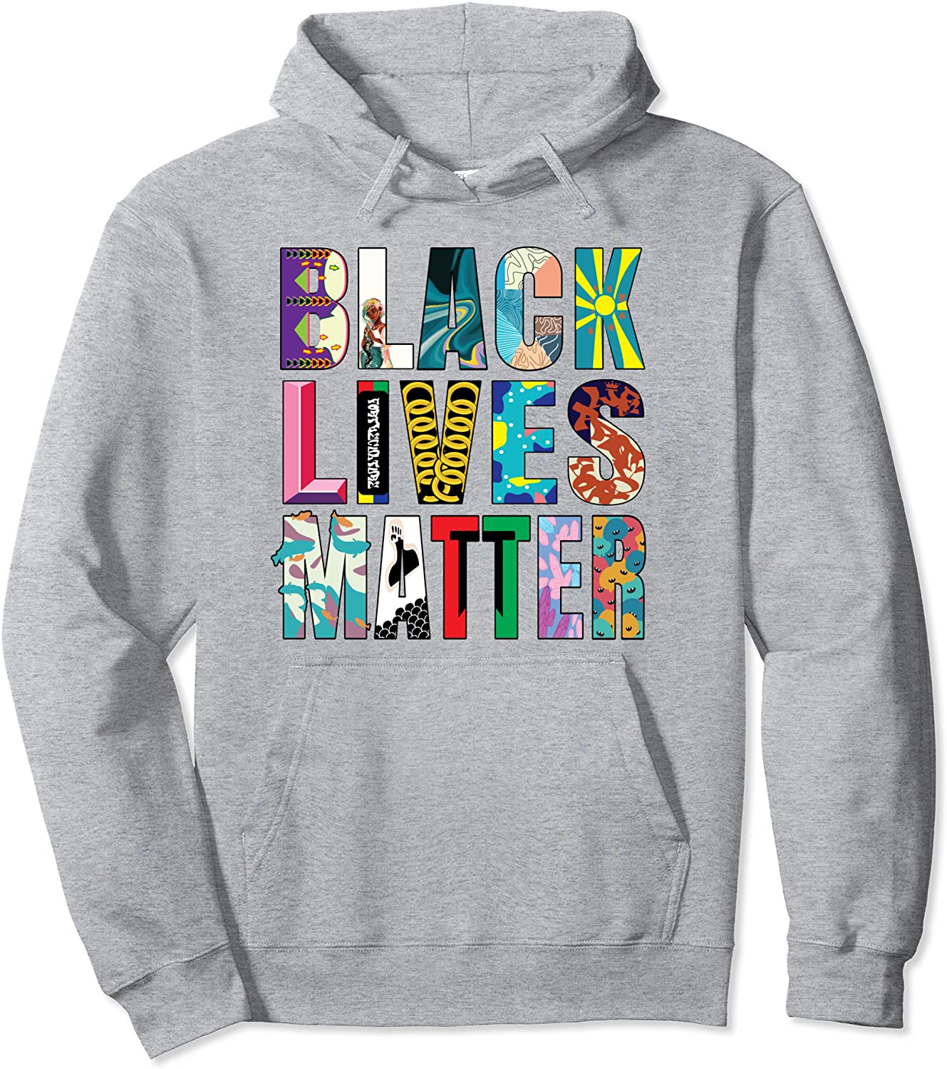 Black Lives Matter - Diversity Mural Pullover Hoodie