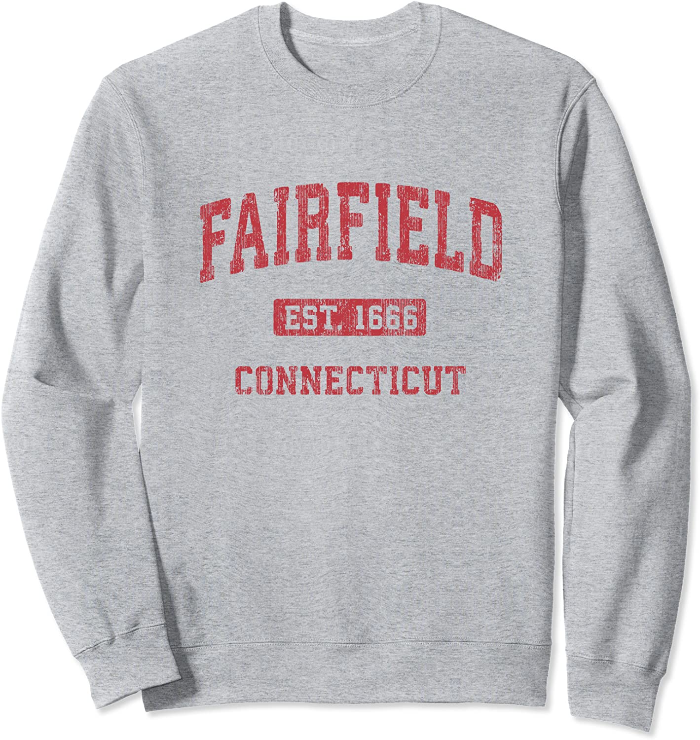 Fairfield Connecticut CT Vintage Athletic Sports Design Sweatshirt
