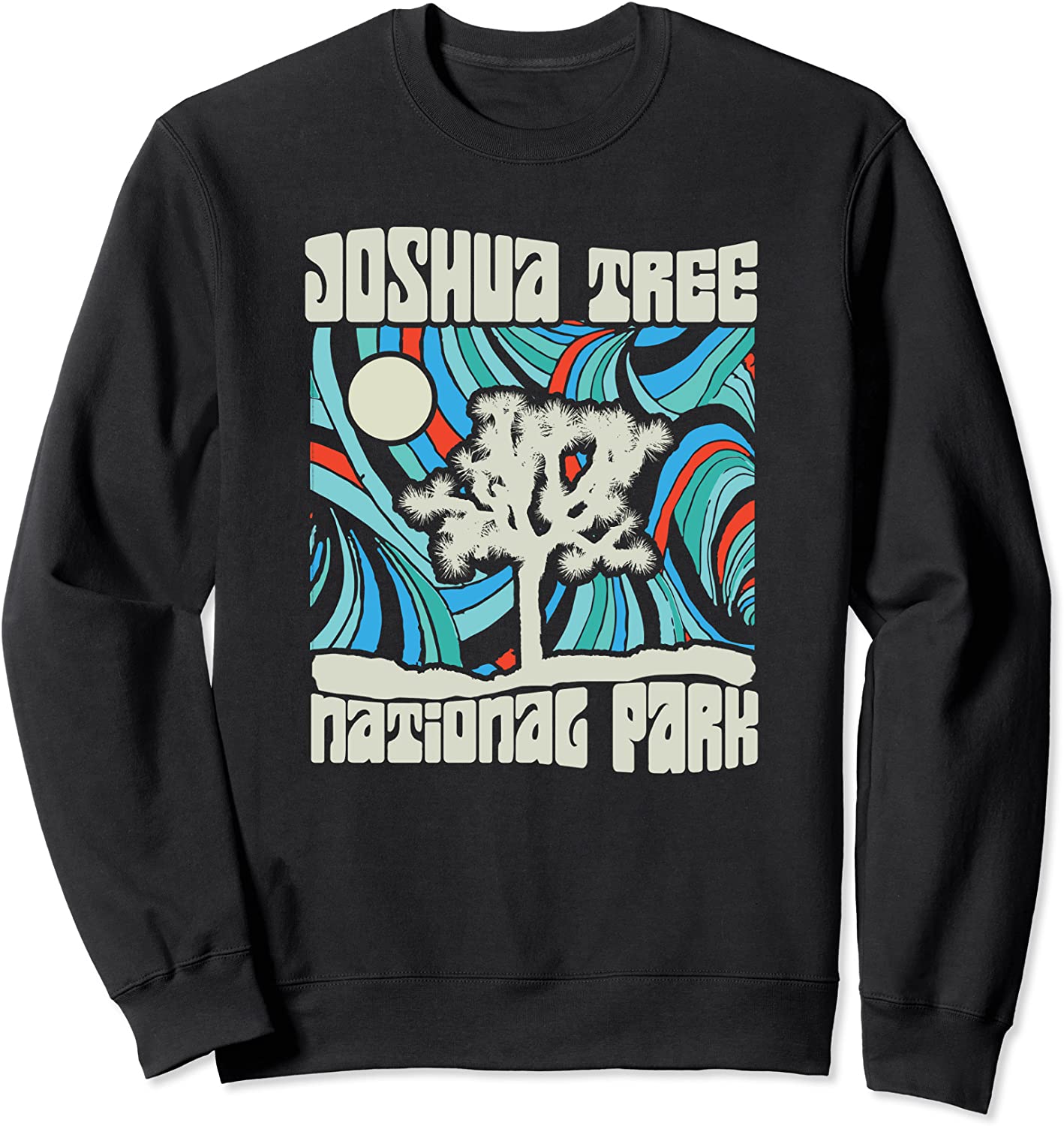 Joshua Tree National Park Retro Psychedelic 60s Sweatshirt