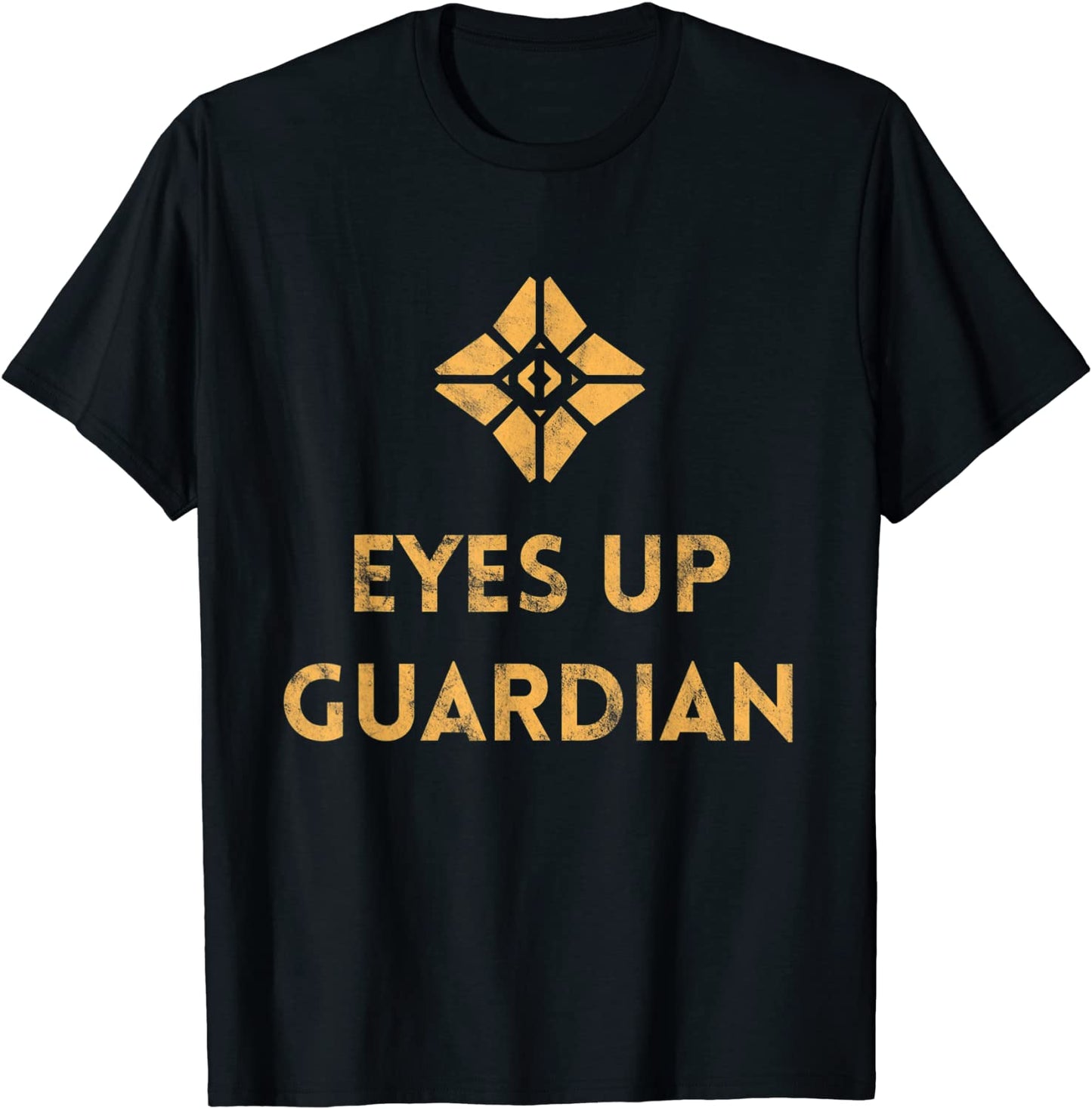 Ghost Eyes Up distressed design Gamer Tee for Guardians T-Shirt