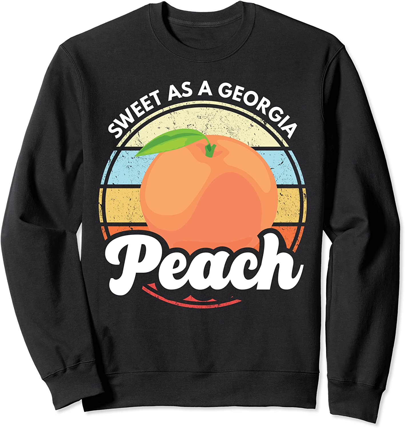Sweet As A Georgia Peach Southern Belle Georgia Peach State Sweatshirt