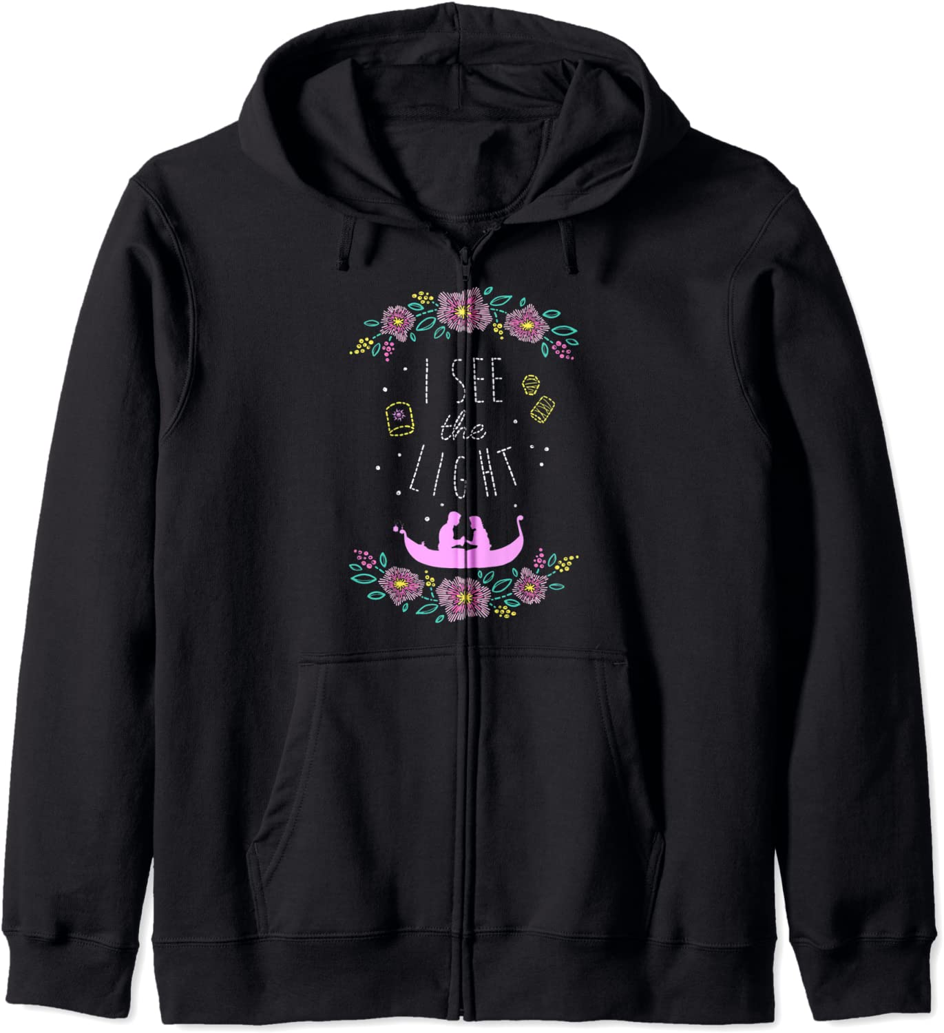 Disney Tangled I See The Light Stitched Style Hoodie