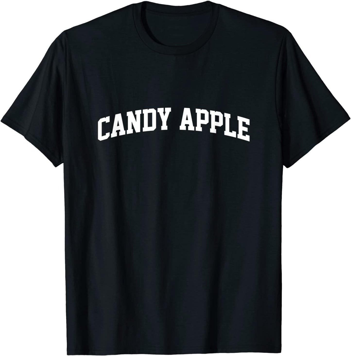 Candy Apple Vintage Retro Sports Arch Funny T-Shirt