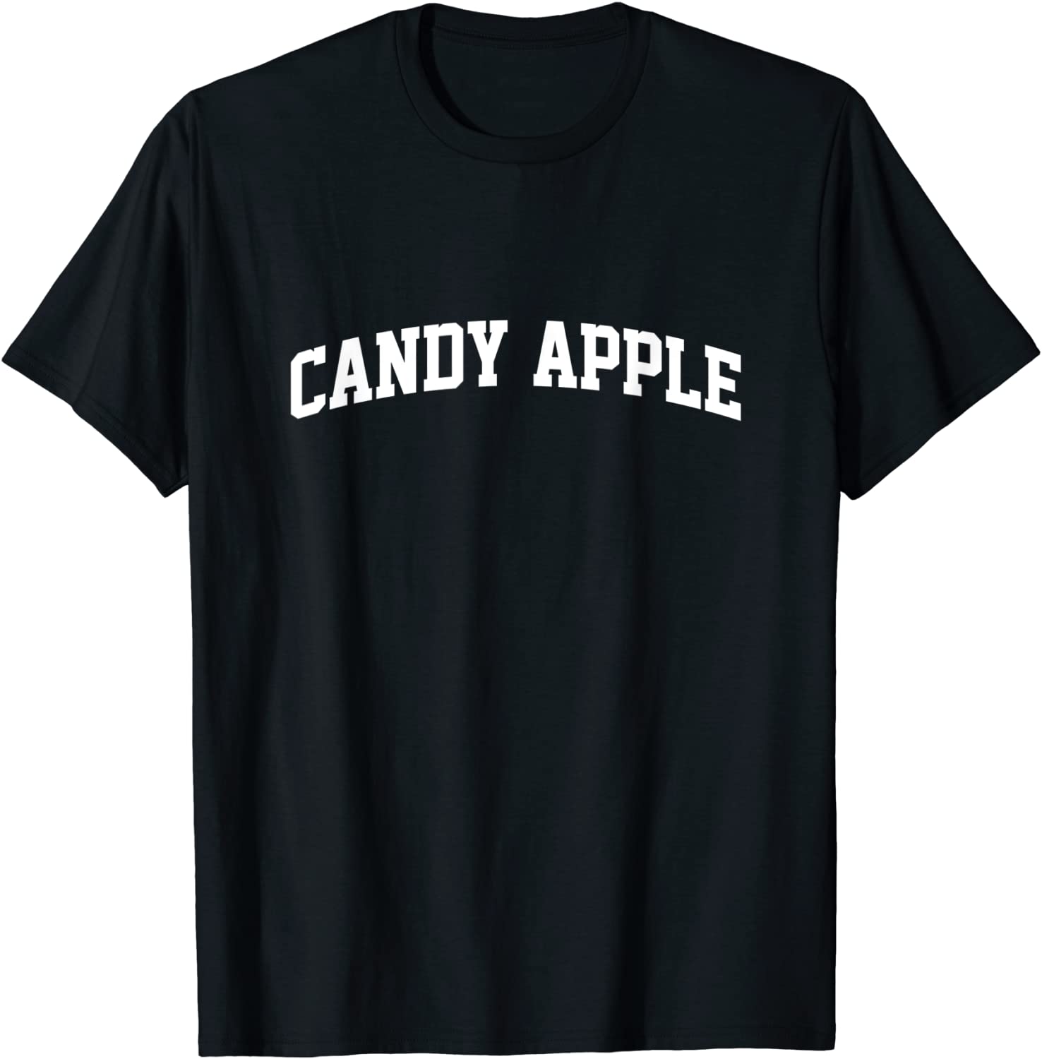 Candy Apple Vintage Retro Sports Arch Funny T-Shirt