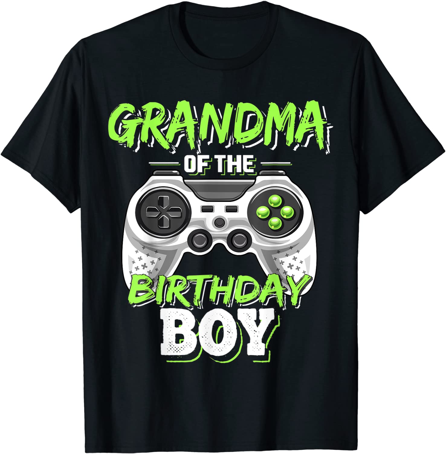 Grandma of the Birthday Boy Matching Video Game Birthday T-Shirt
