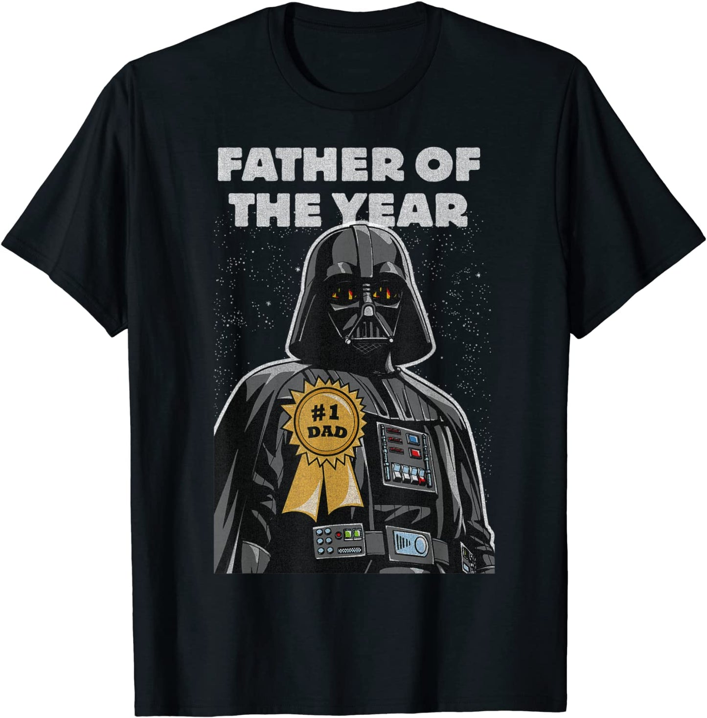Mens Star Wars Fathers Day Darth Vader Father Of The Year T-Shirt