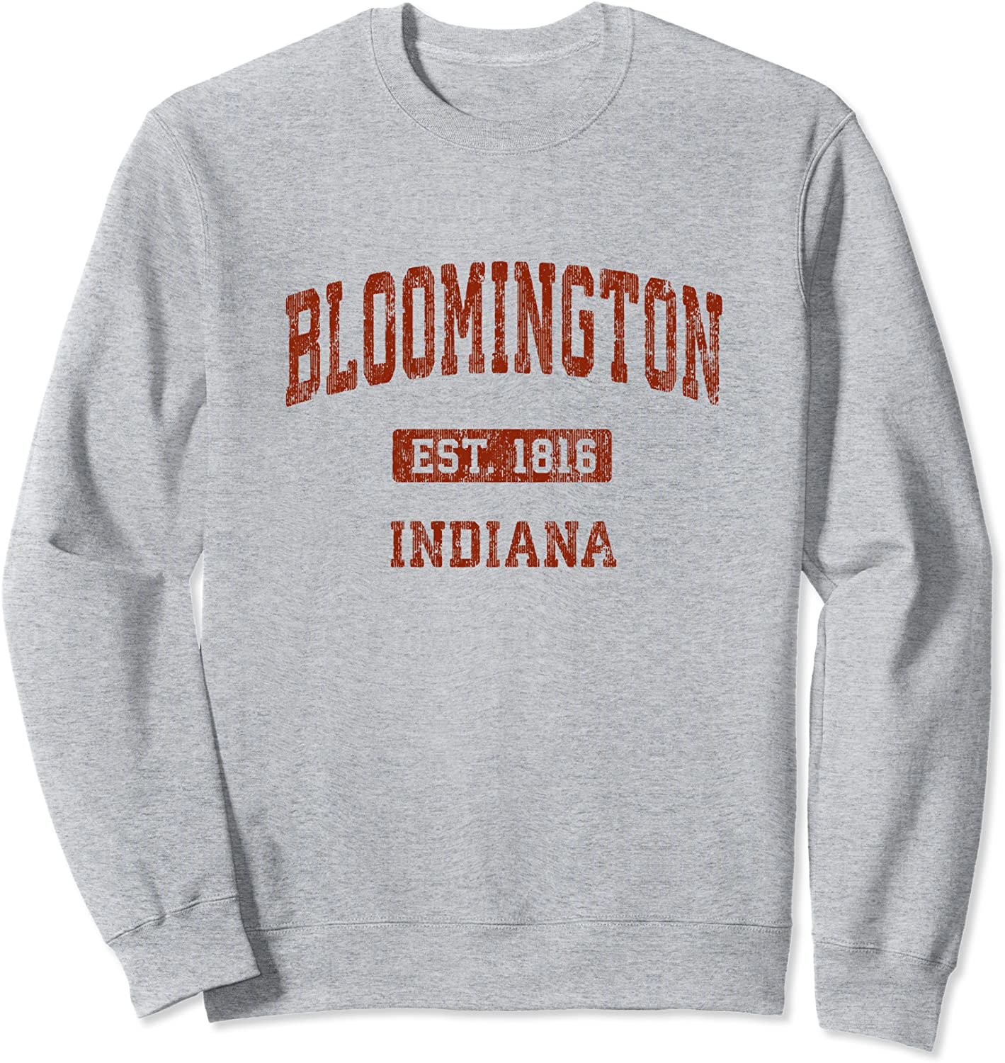 Bloomington Indiana IN Vintage Athletic Sports Design Sweatshirt