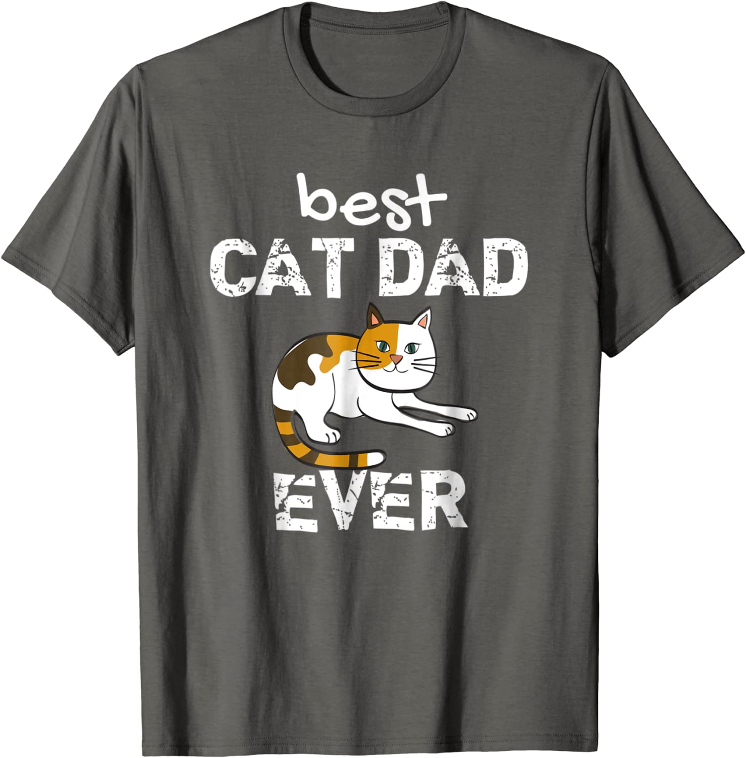 Mens Awesome Best Cat Dad Ever Shirt Mens Cat Lover Shirt
