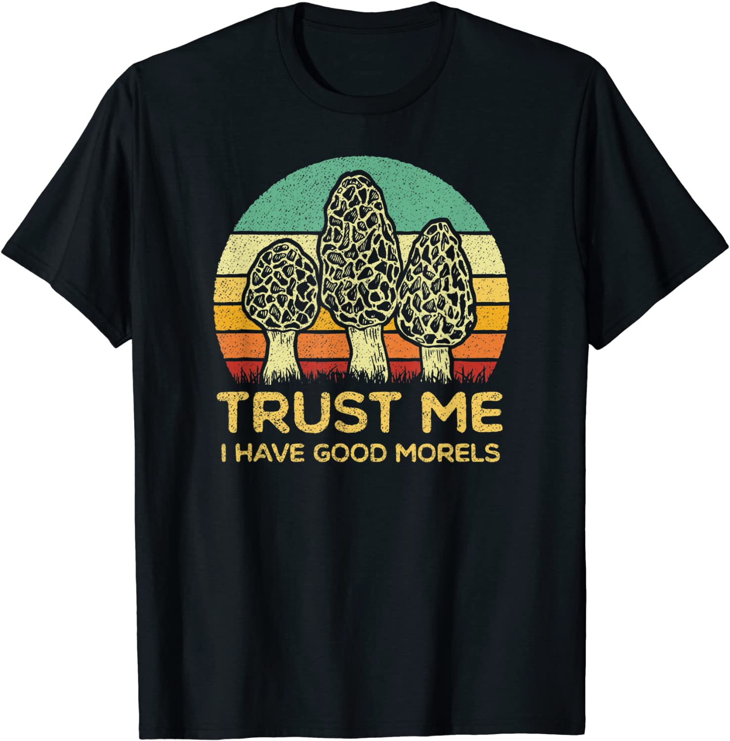 Morel Mushroom Shirt Funny Foraging Morels Hunters Tshirt T-Shirt