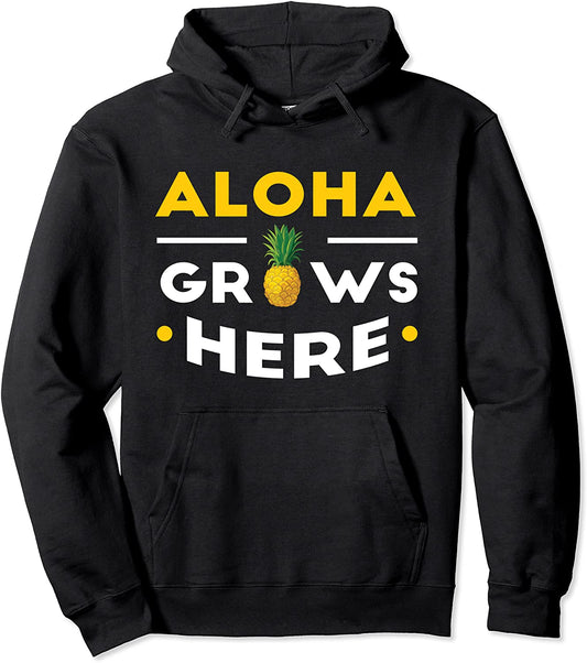 Aloha Pineapple Field Fruit Hawaii Pullover Hoodie
