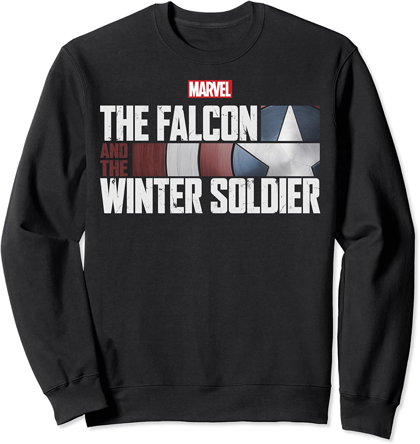 Marvel The Falcon And The Winter Soldier Shield Logo Sweatshirt