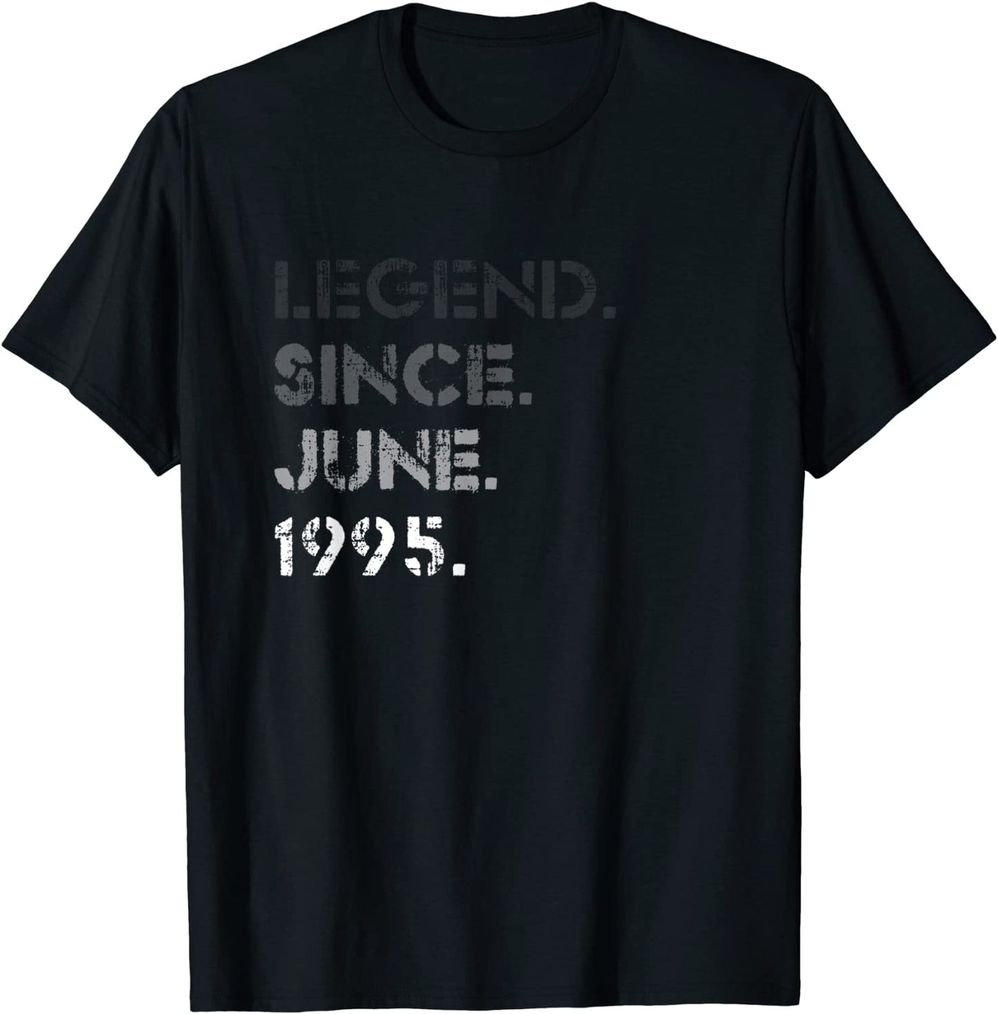 Legend Vintage June 1995 26 Years Old 26th Birthday Gift T-Shirt