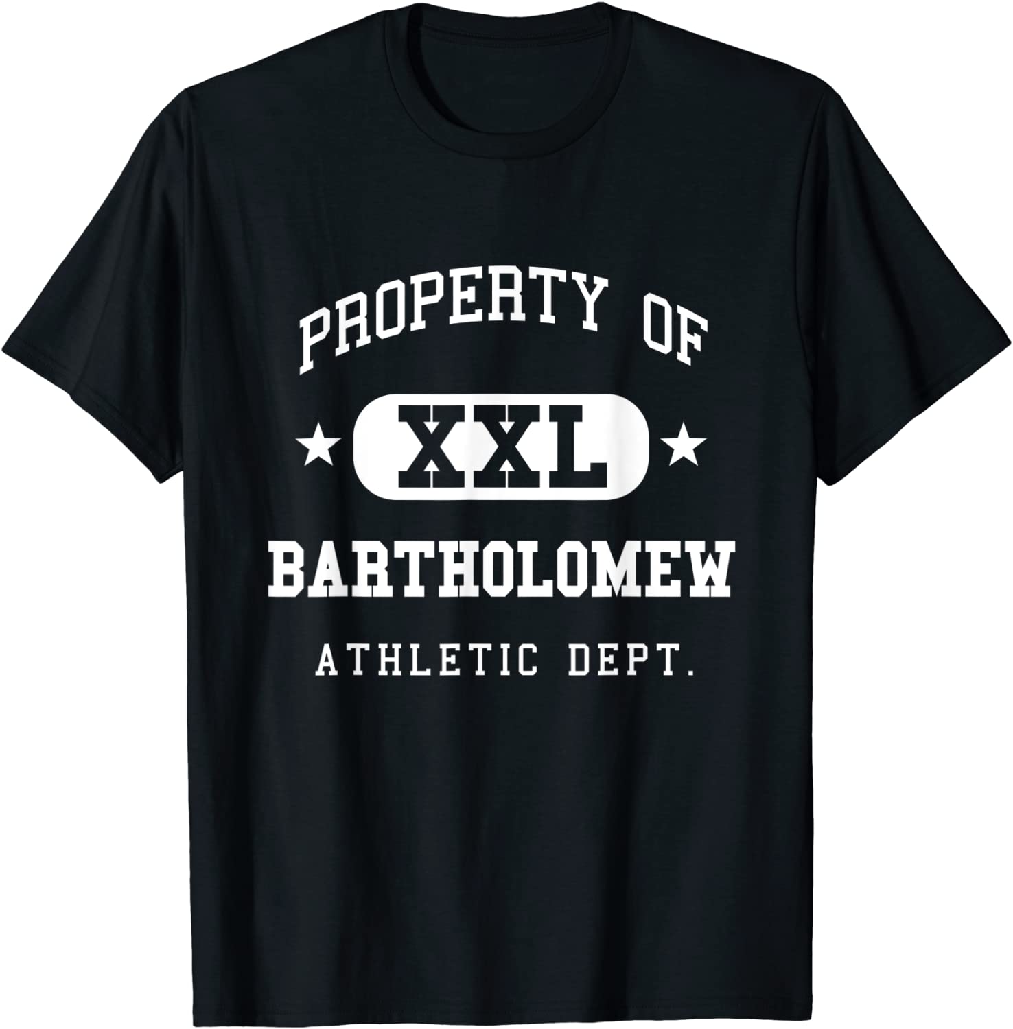 Bartholomew Athletic Name Family Vintage Retro Sport Funny T-Shirt
