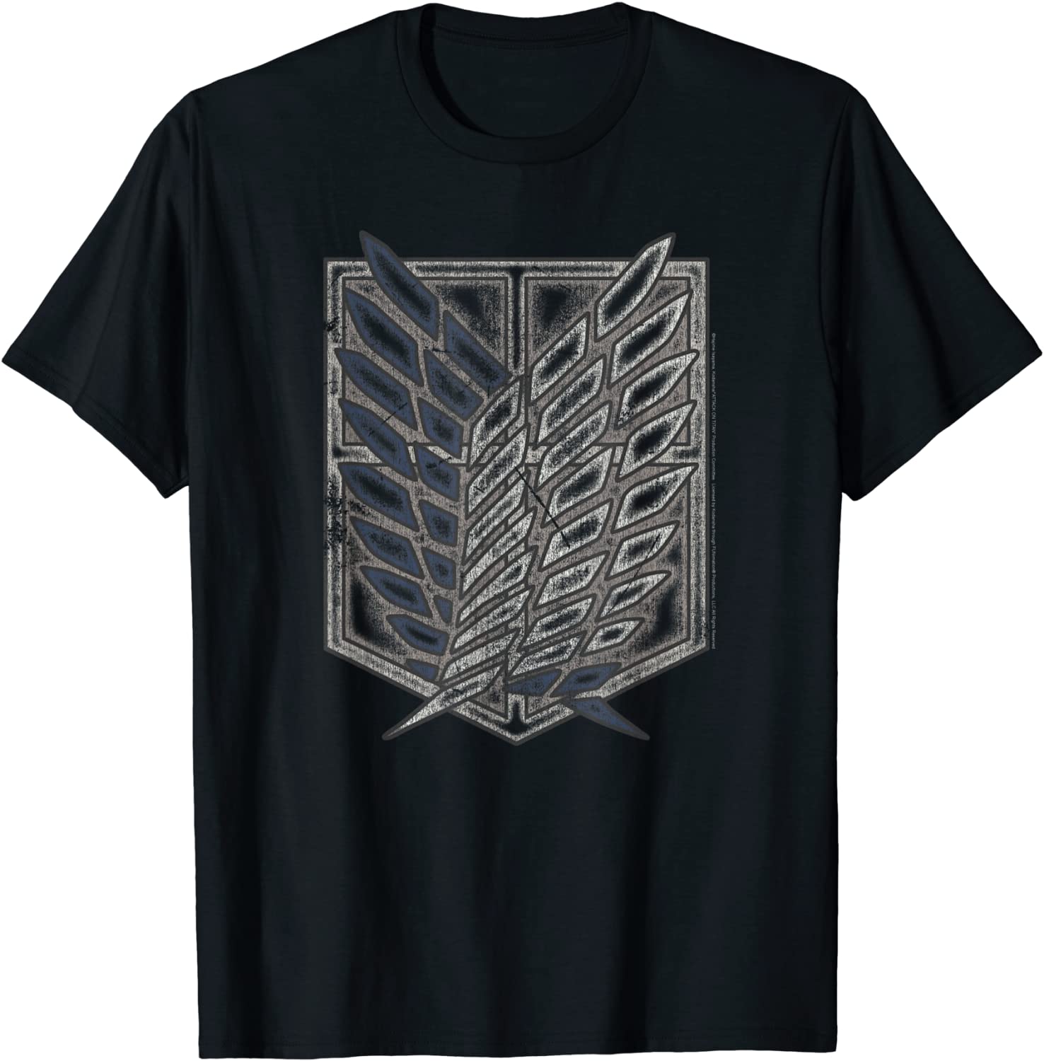 Attack on Titan Season 2 Distressed Scout Symbol T-shirt T-Shirt