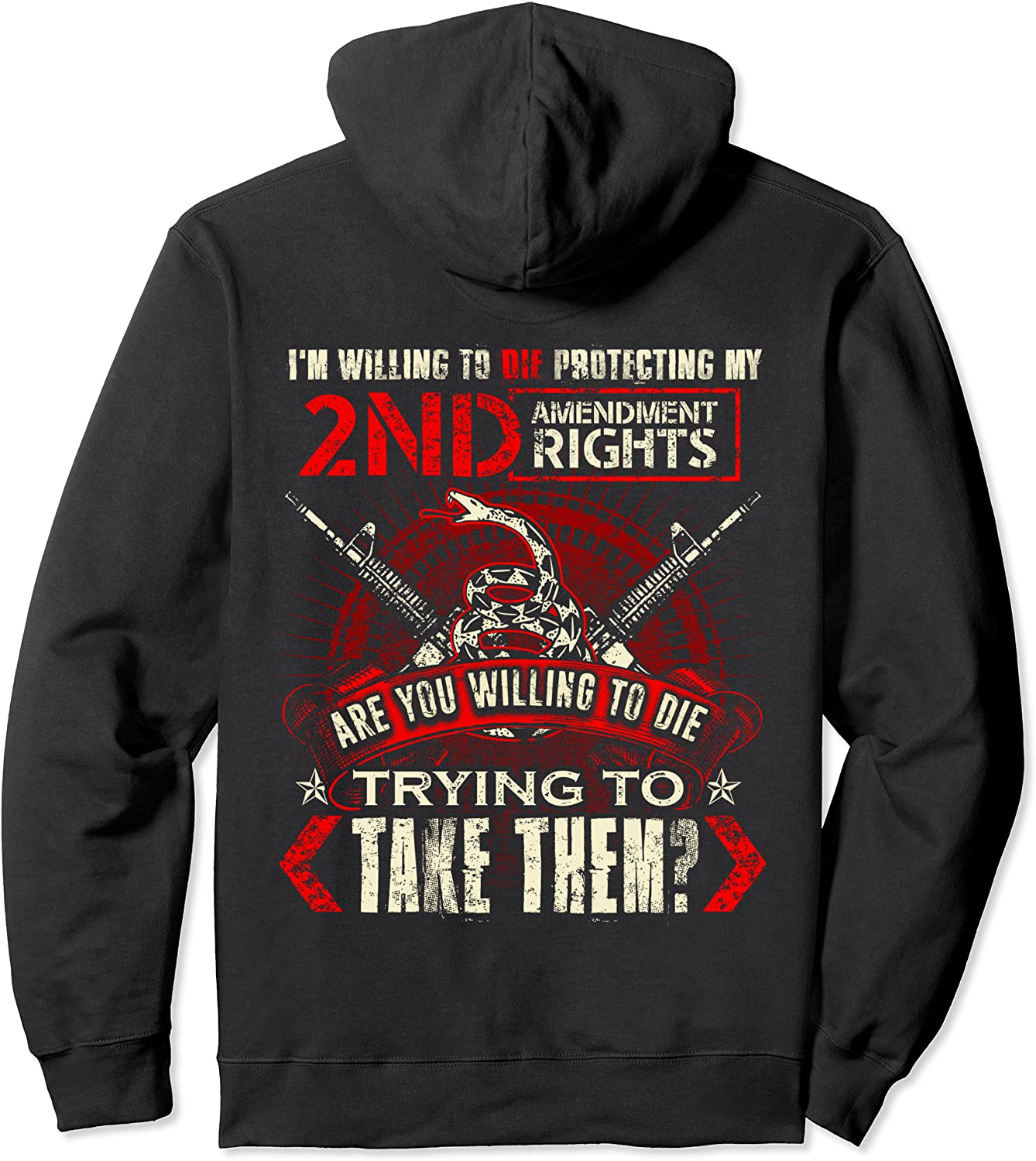 Graphic 2nd Amendment Pro Gun Hoodie