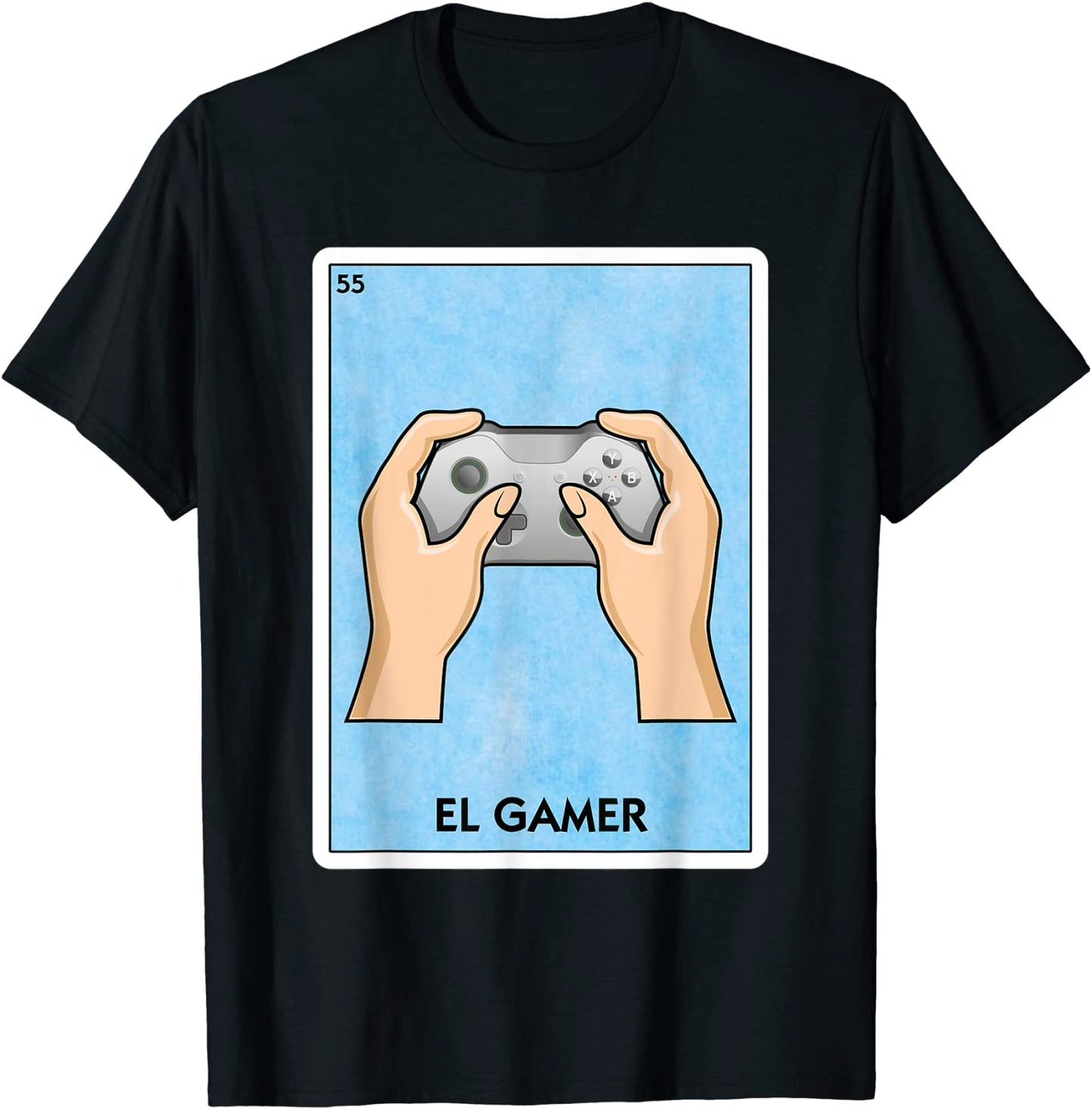 El Gamer Mexican Card Game - Funny Video Game Player Playing T-Shirt
