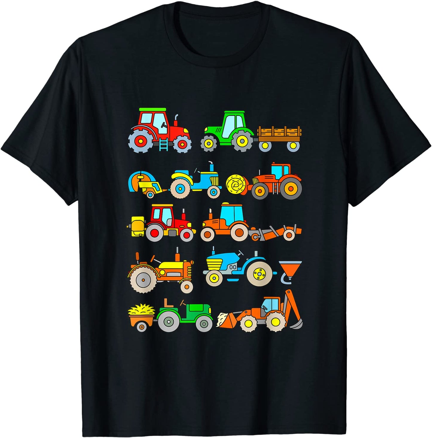 Tractor Shirt Toddler Boys Kids Farm T-Shirt