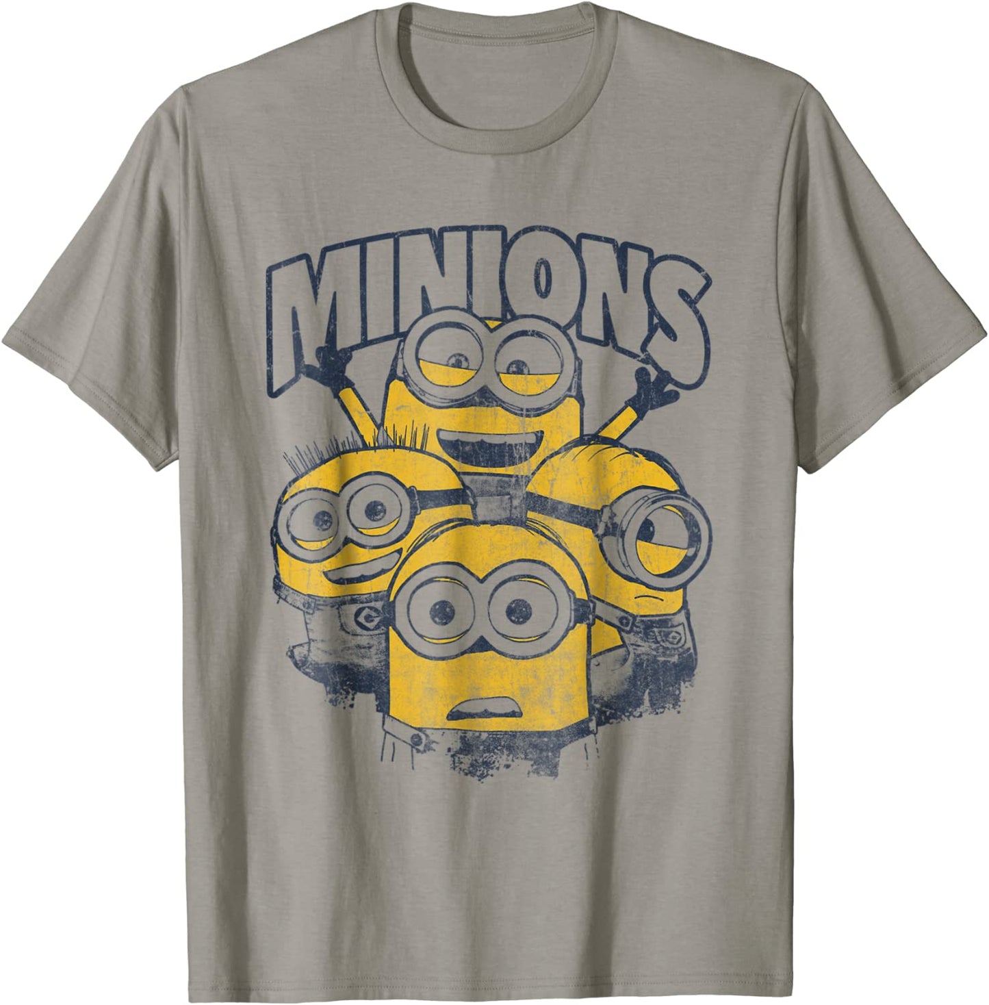 Despicable Me Minions Vintage Group Graphic T-Shirt