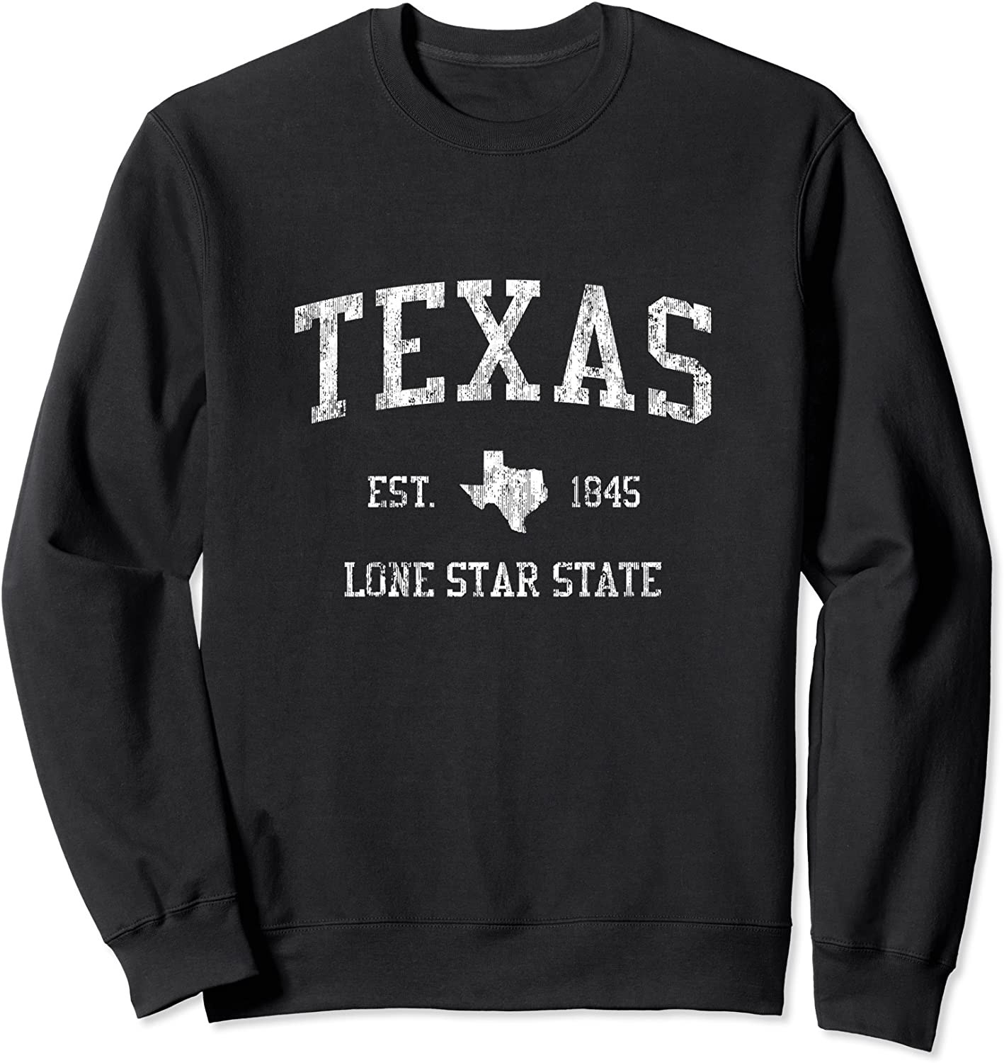 Texas Sweatshirt Vintage Sports Design Unisex