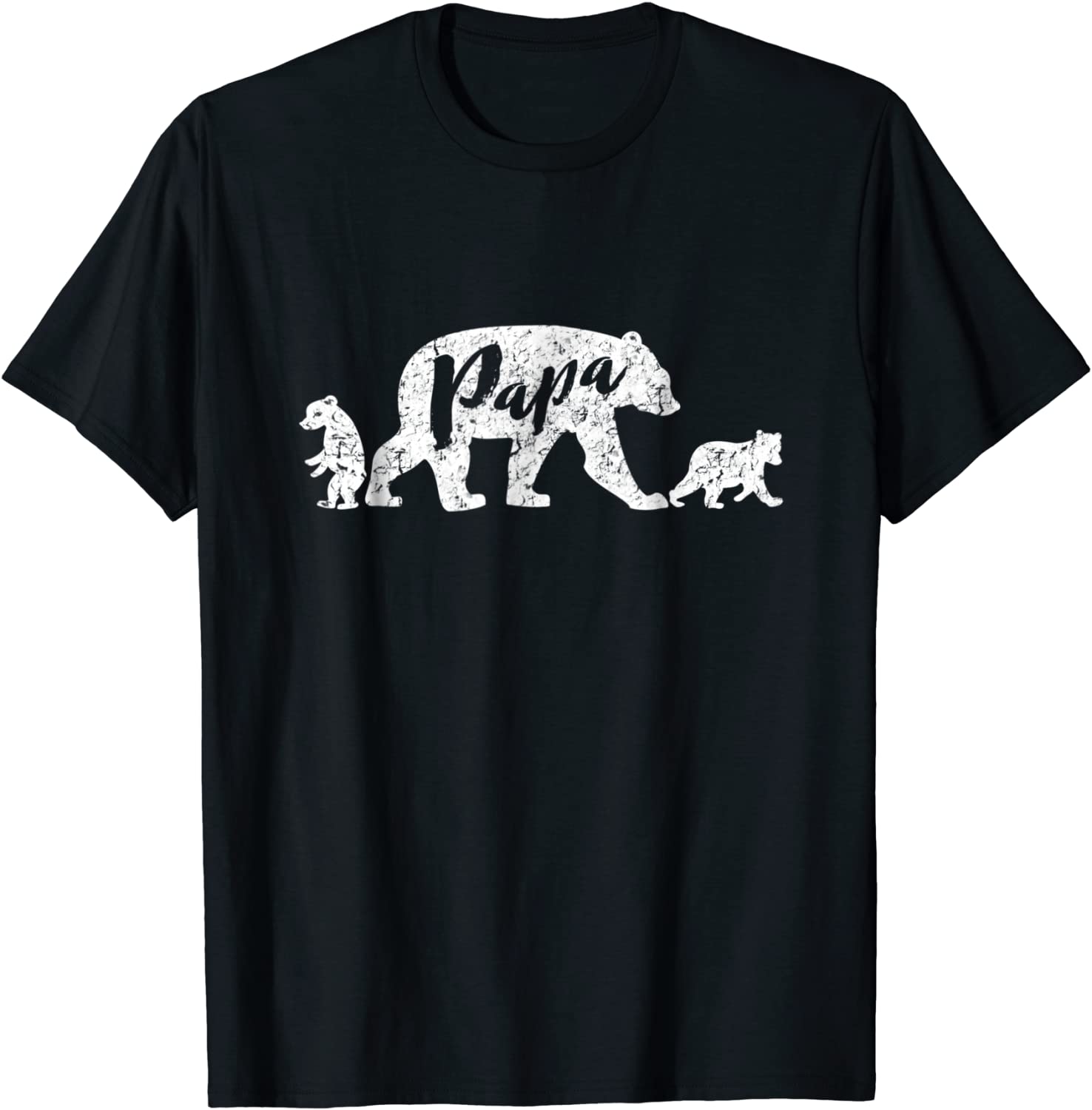 Papa Bear T-Shirt with Two Cubs