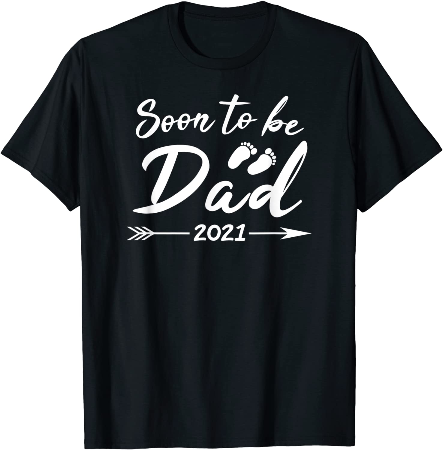 Mens Soon To Be Daddy Est2021 Pregnancy Announcement T-Shirt