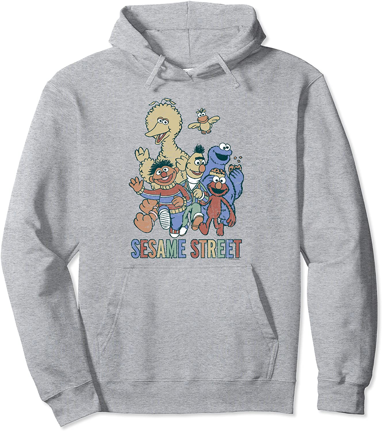 Sesame Street Colorful Group Pullover Hoodie